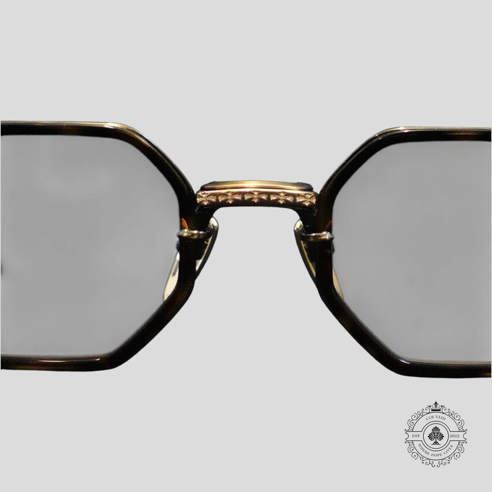 Chrome Hearts Chrome Hearts Tatters Glasses in Tortoise Shell/Gold Size ONE SIZE - 5 Thumbnail