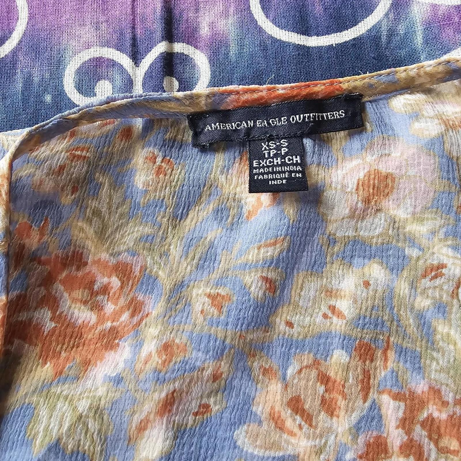 American Eagle Outfitters American Eagle Outfitters Women's Tan and Blue Komono Size ONE SIZE - 5 Thumbnail