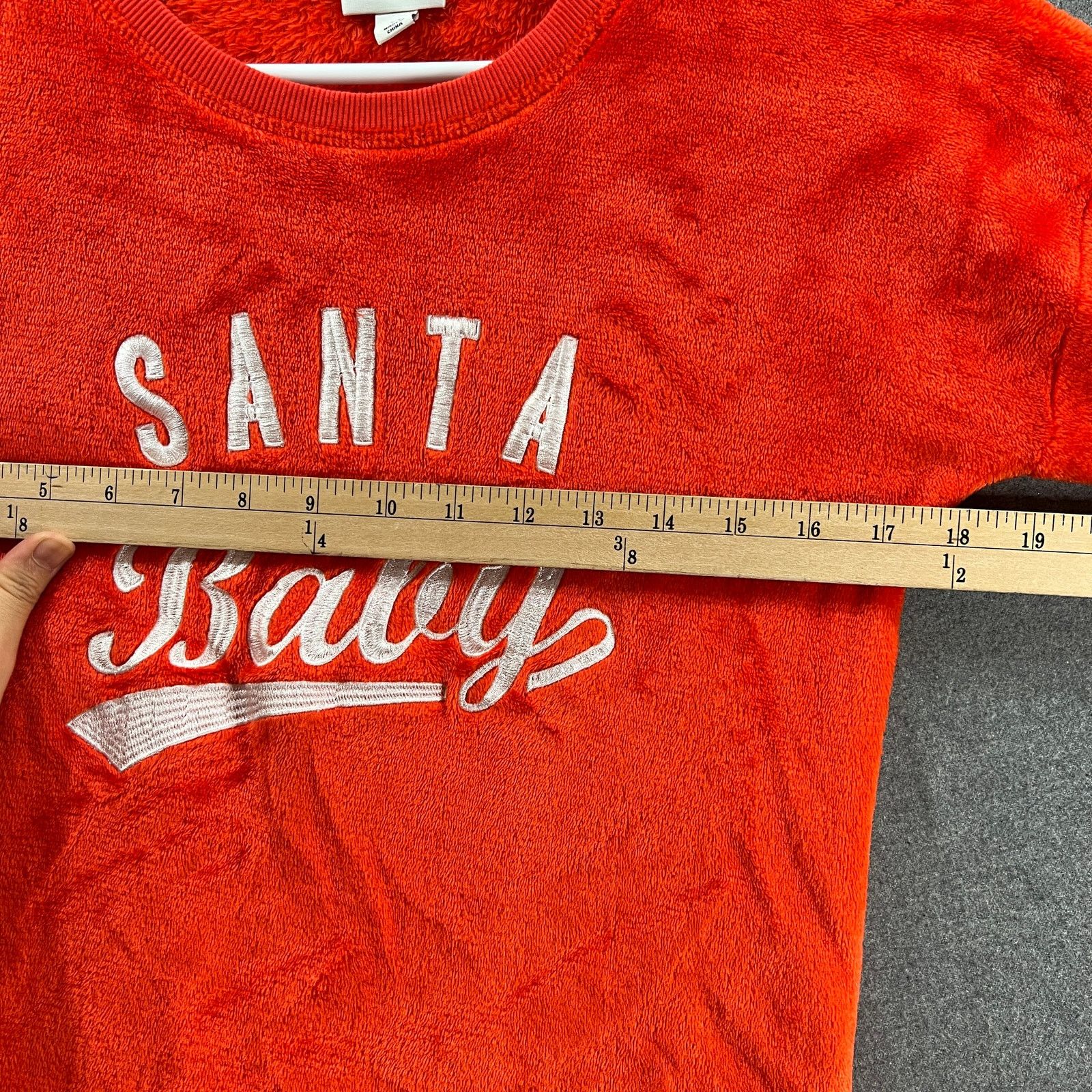 Other Jenni Santa Baby Red Sweater XS Long Sleeve Neck Pullover Size XS / US 0-2 / IT 36-38 - 6 Thumbnail