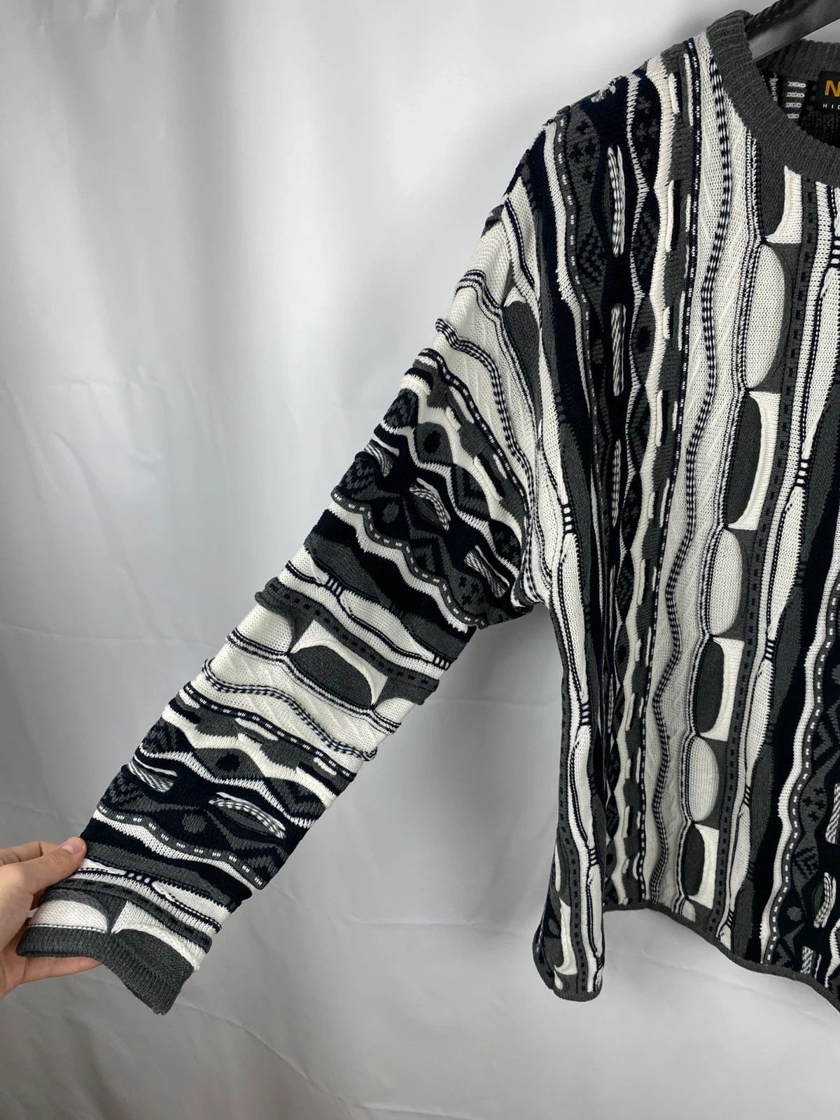 Other Numen Hidden History Knit Multi Sweater coogi style Size US XXL / EU 58 / 5 - 6 Thumbnail