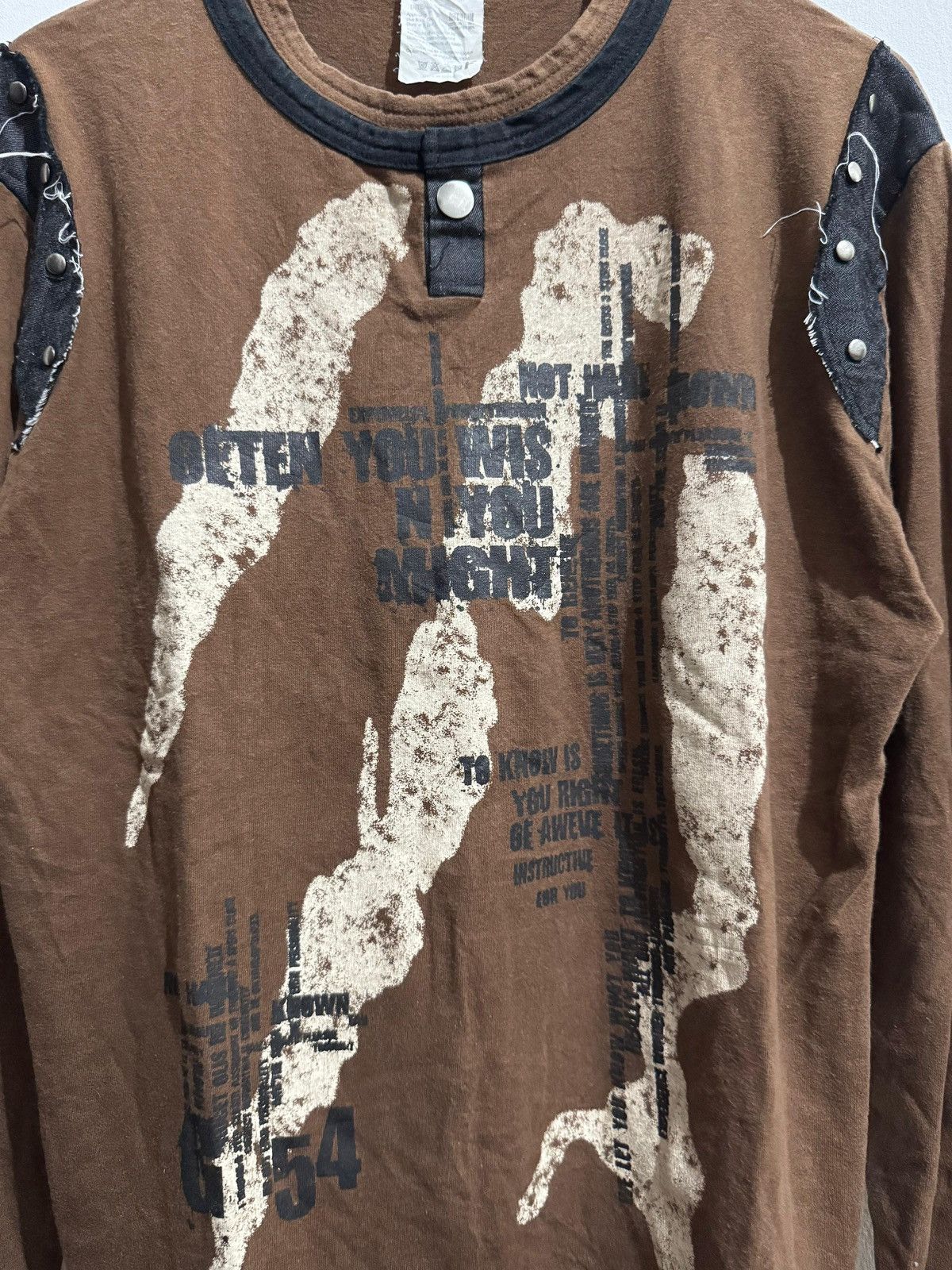 Hysteric Glamour × If Six Was Nine × Japanese Brand Y2k Day star studded ifsixwasnine longsleeve Size US L / EU 52-54 / 3 - 5 Thumbnail