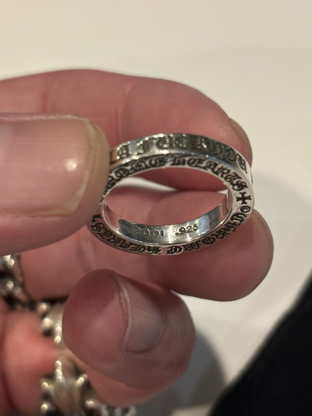 Chrome Hearts Chrome hearts spacer 3mm LA exclusive fuck you
