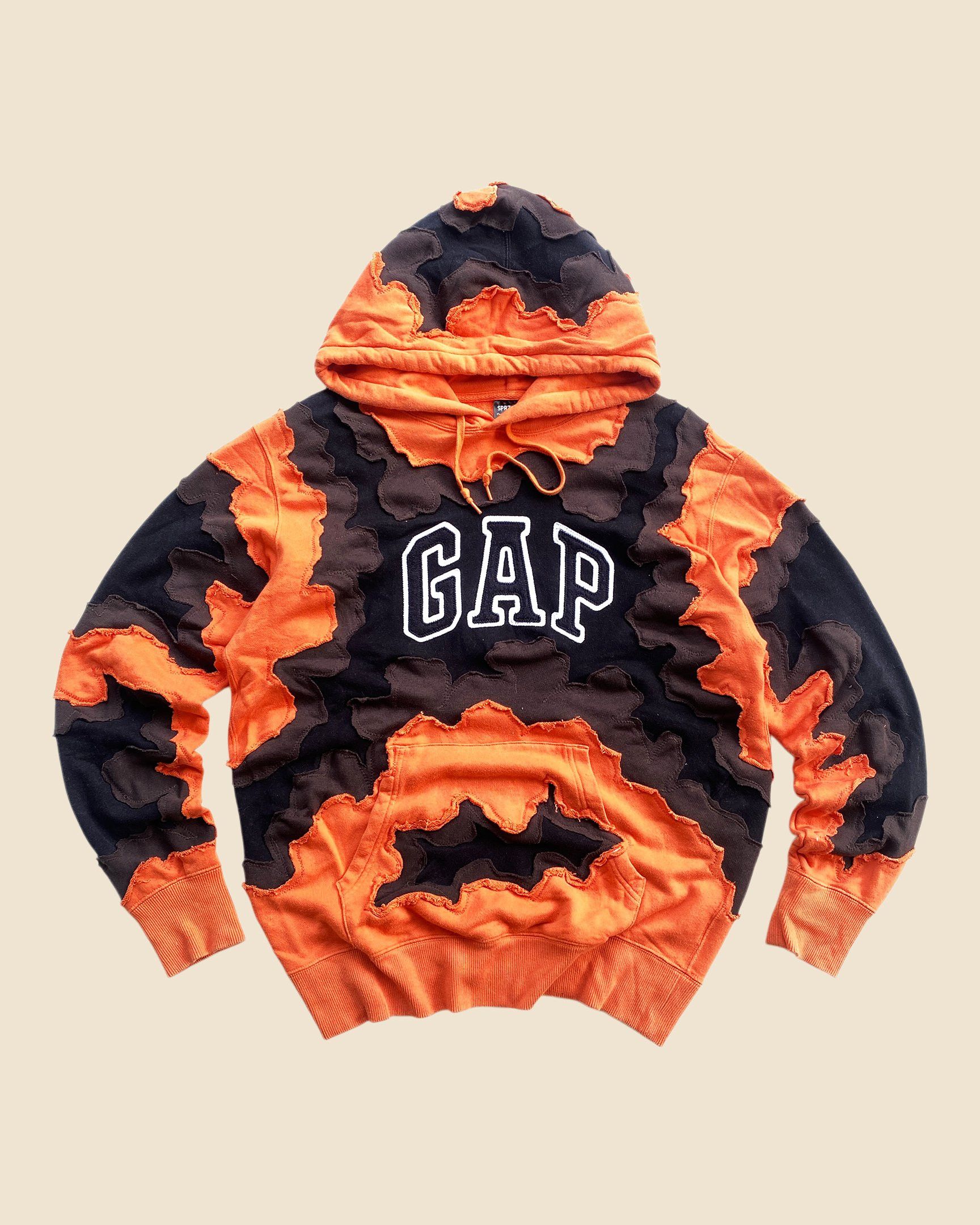 Gap × Handmade 1 OF 1 REWORKED GAP CRACKY 3 TONED HOODIE SIZE L $140.00 USD Size US L / EU 52-54 / 3 - 1 Thumbnail