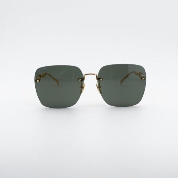 Gucci Gucci GG1923SA 001 Sunglasses Gold with Pearl Square Frame Size ONE SIZE - 3 Thumbnail