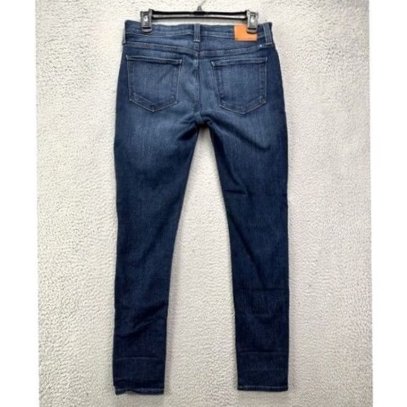 Lucky Brand Lucky Brand Jeans Womens 4 27 Candiani Blue Distressed Brooke Skinny Denim Pants Jeans Size 27" / US 4 / IT 40 - 2 Thumbnail