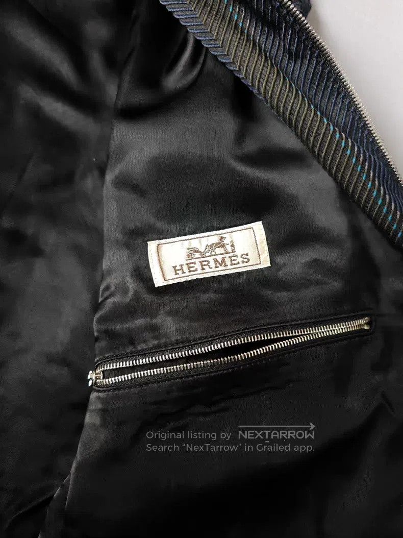 Hermes Hermes Casual jacket, blue and green striped color Size US M / EU 48-50 / 2 - 3 Thumbnail
