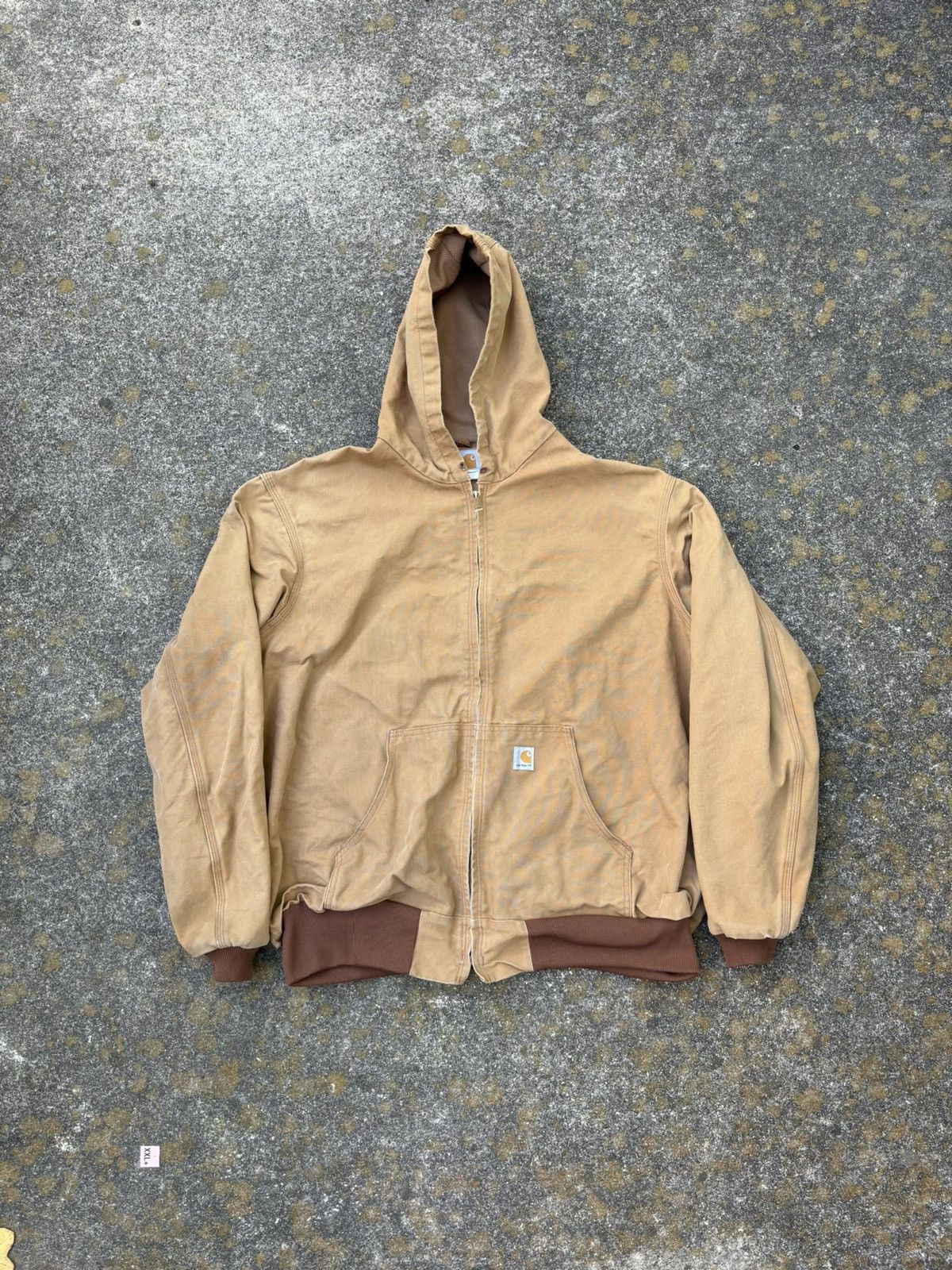 Carhartt Vintage 90s Tan Carhartt Work Jacket Size US XXL / EU 58 / 5 - 1 Thumbnail