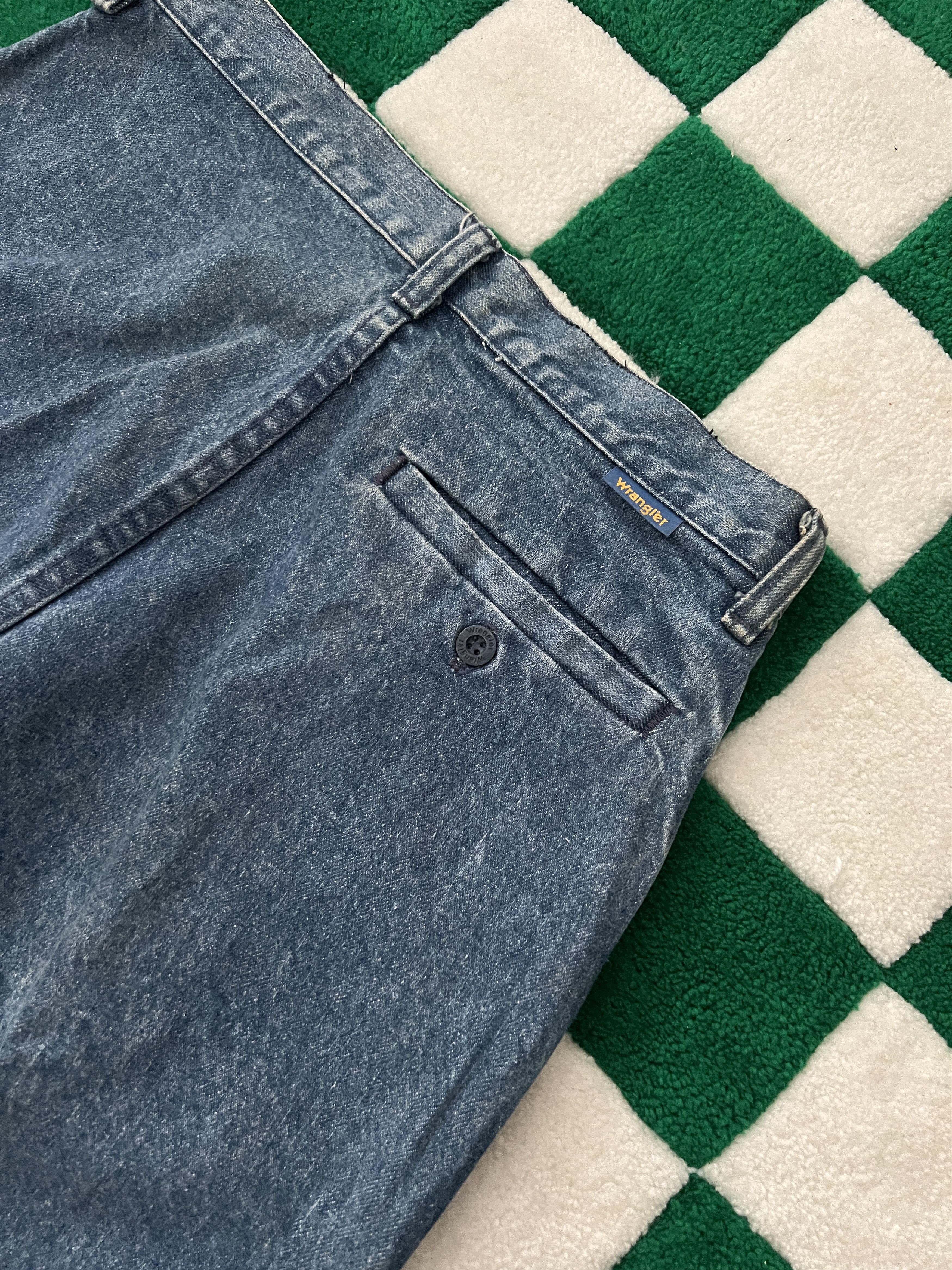 Vintage Vintage 90s Wrangler Washed Denim Jeans W30 L30 Size 30" / US 8 / IT 44 - 3 Thumbnail