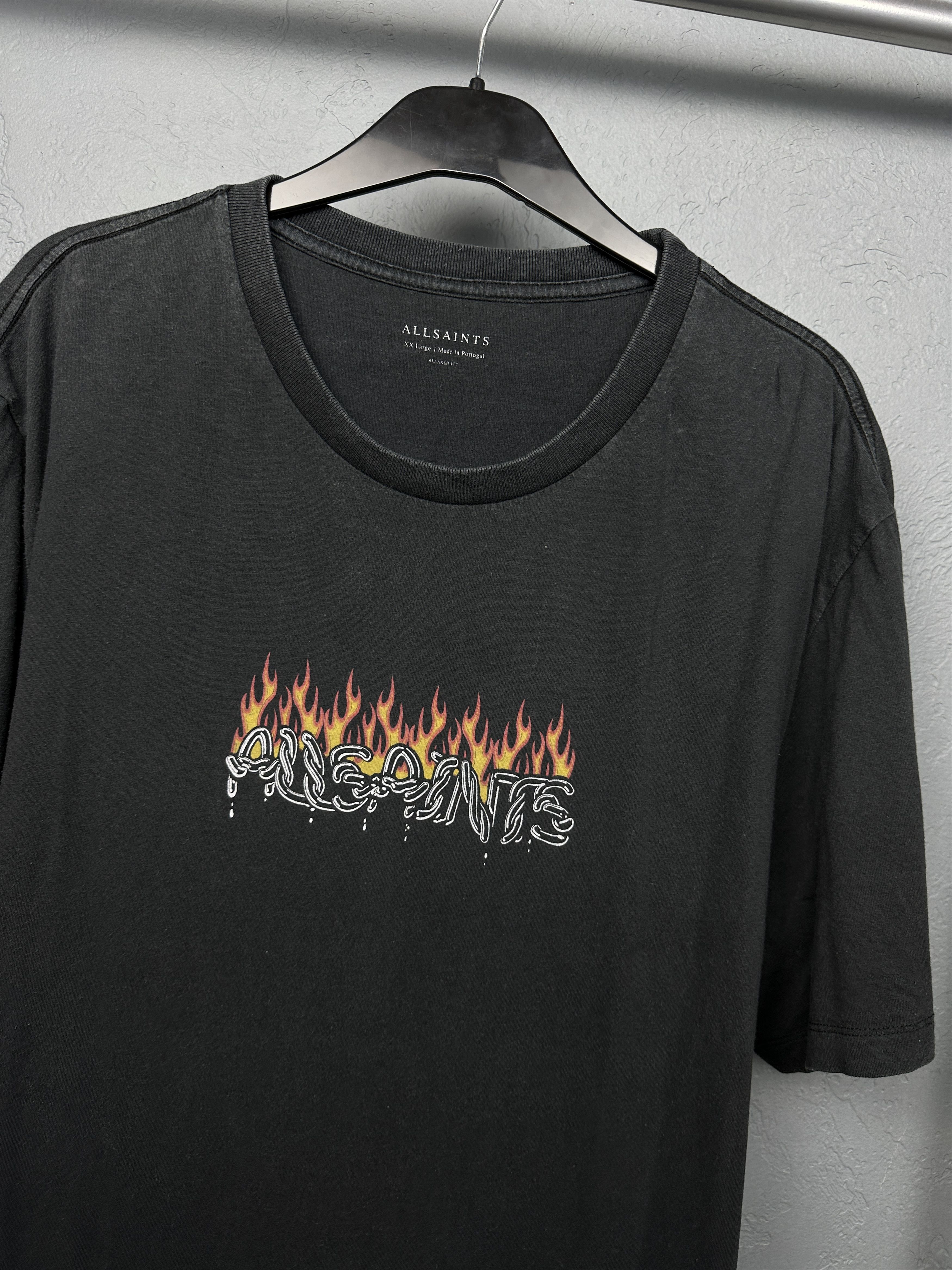 Allsaints Allsaints Mens Grafic Print T-Shirt Size US XXL / EU 58 / 5 - 2 Thumbnail