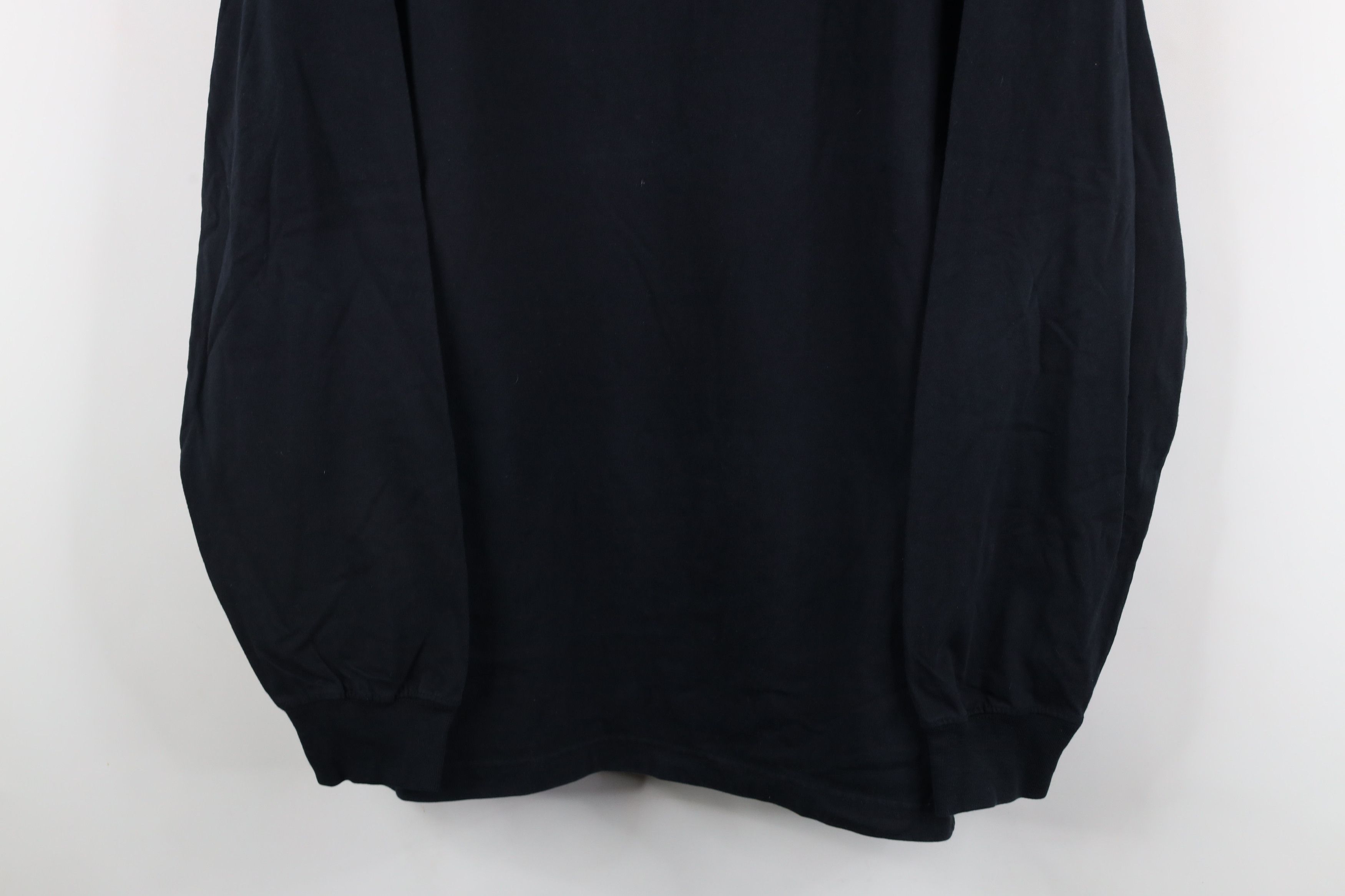 Lands' End × Vintage Vintage 90s Lands End Long Sleeve T-Shirt Black Cotton USA Size US XL / EU 56 / 4 - 3 Thumbnail