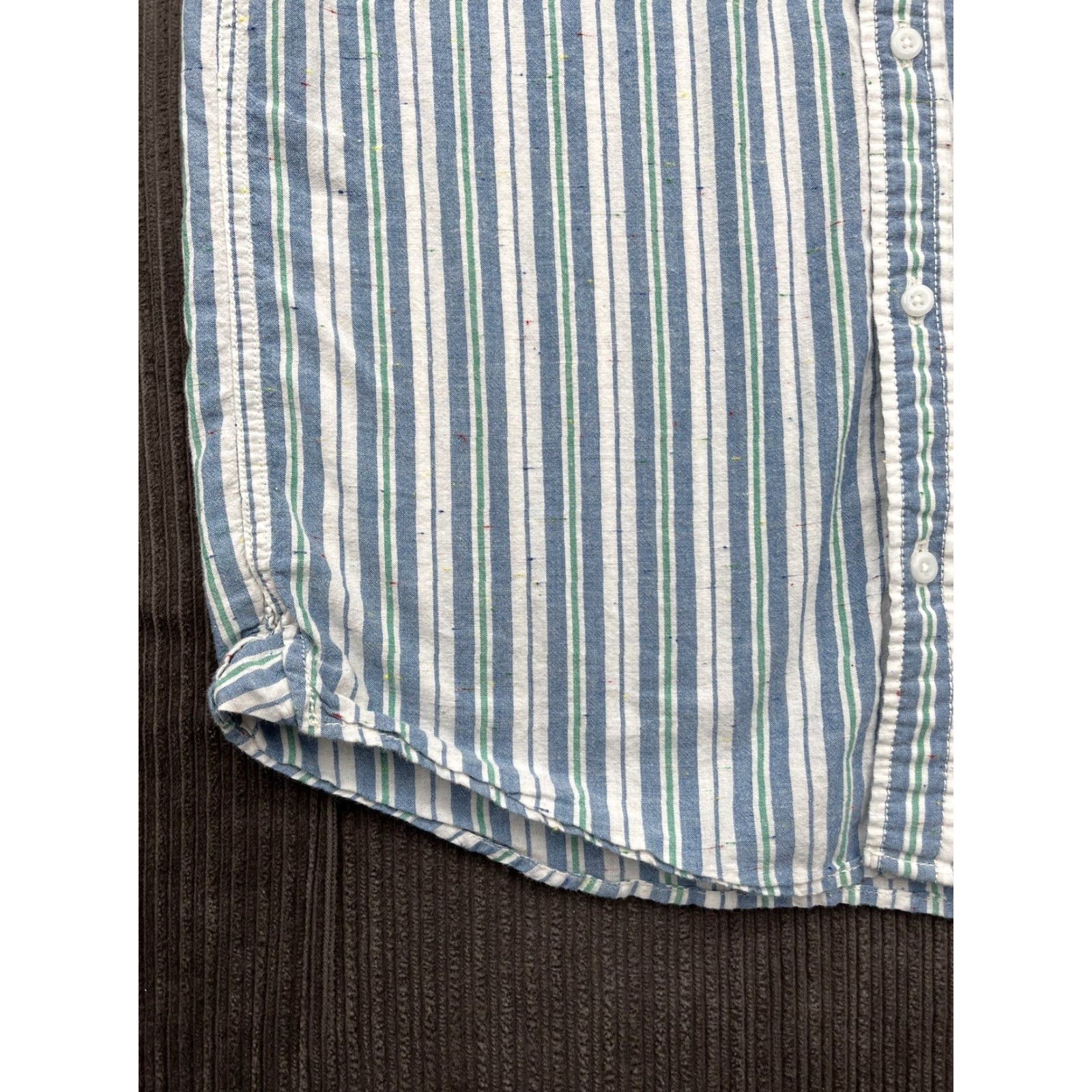Rails Rails Shirt Men L Cotton Short Sleeve Button Up Casual Outdoors Striped All Seasons Fall Spring Summer Vintage: No Size US L / EU 52-54 / 3 - 6 Thumbnail