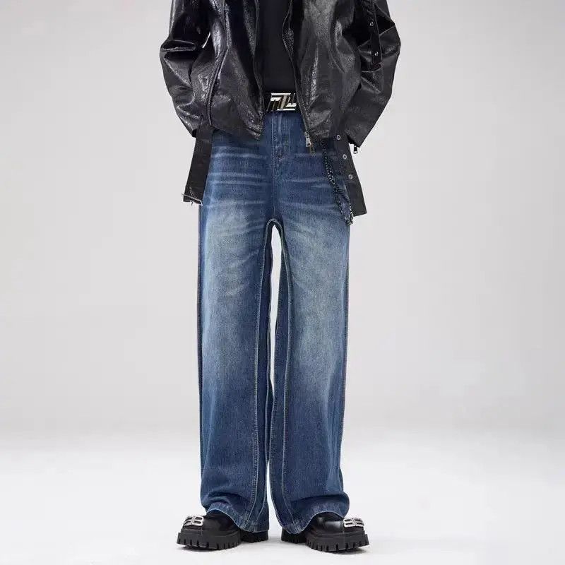 Japanese Brand American trend straight leg vintage cotton jeans Size US 32 / EU 48 - 4 Thumbnail