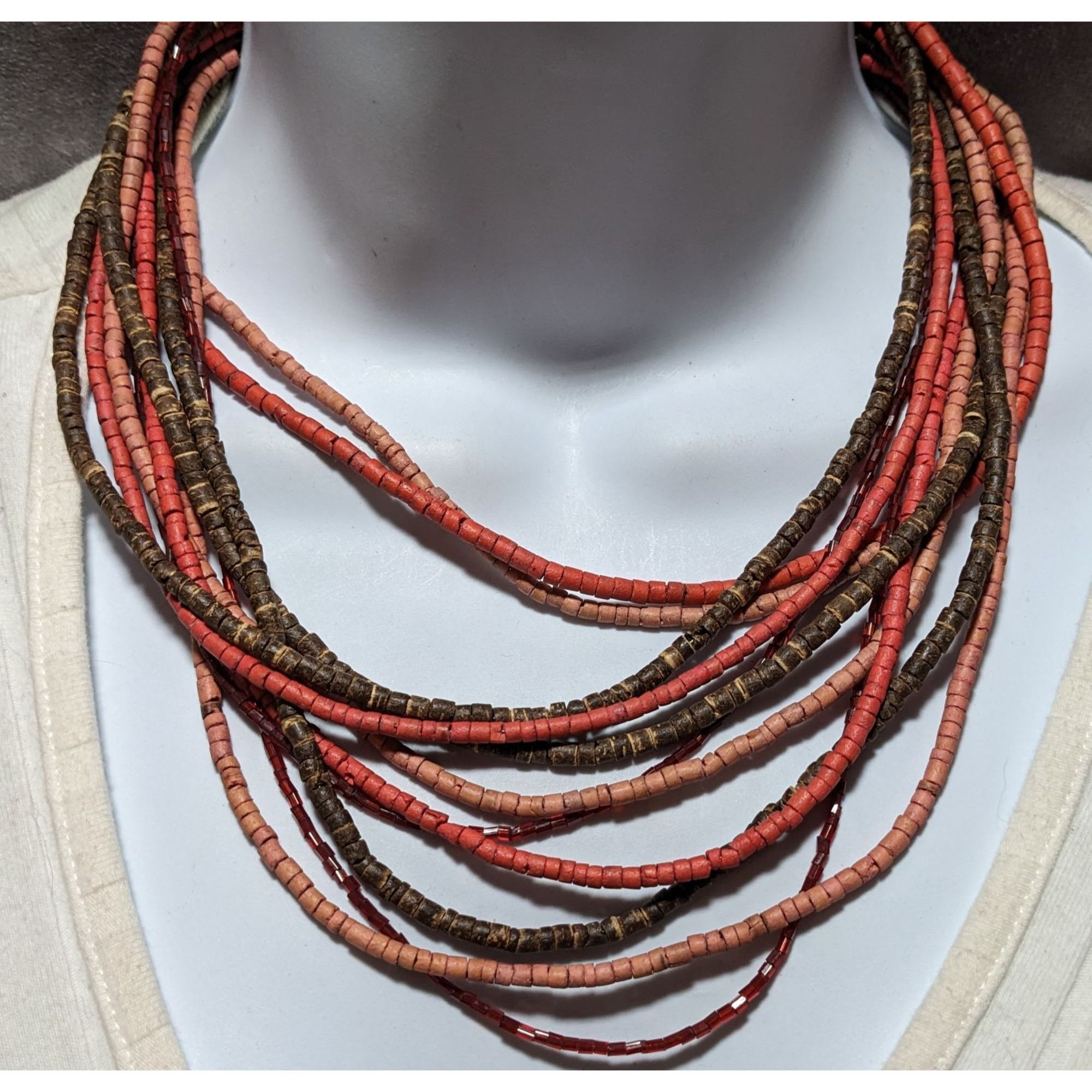 Coldwater Creek Coldwater Creek Multicolor Beaded Layered Necklace Size ONE SIZE - 2 Thumbnail