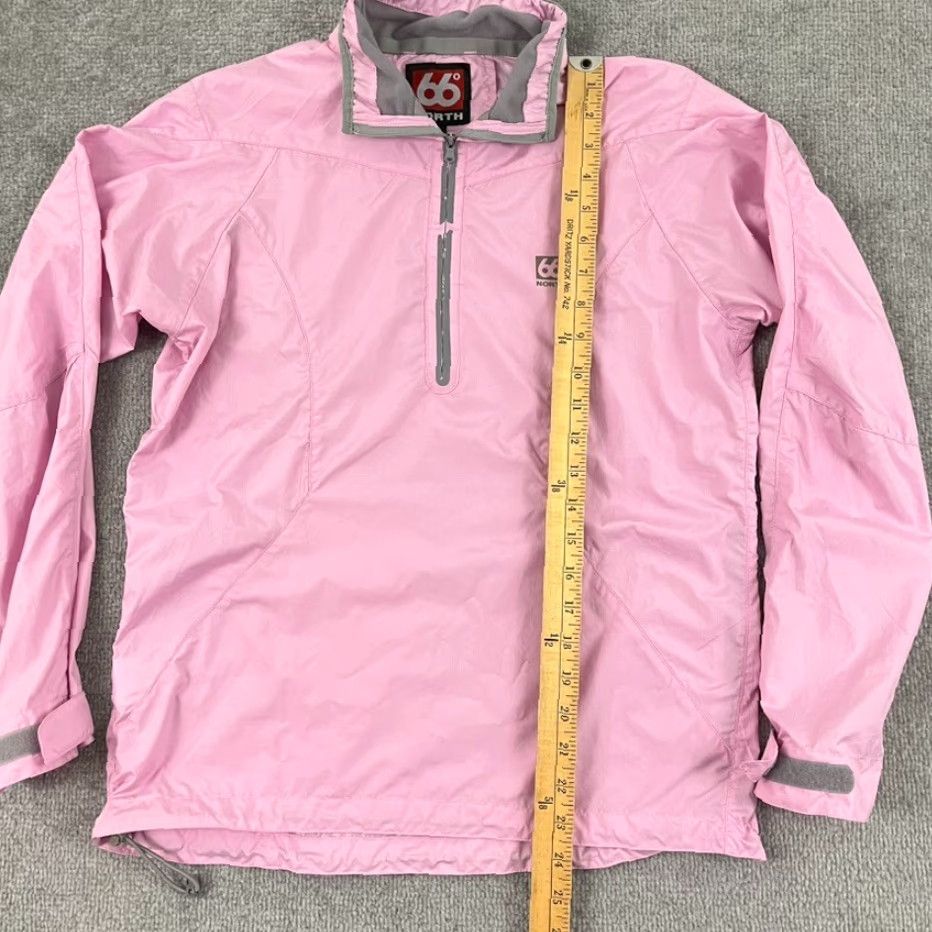 Pinko 66 North Jacket Women Small Pink Lightweight Windbreaker 1/2 Zip Pullover Hiking Size S / US 4 / IT 40 - 4 Thumbnail