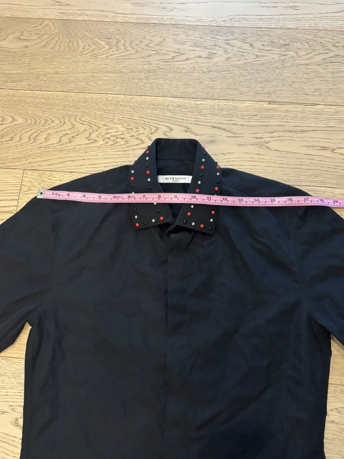 Givenchy Givenchy Studded Collar Long Sleeve Shirt Size 38 Mens Size US M / EU 48-50 / 2 - 12 Thumbnail