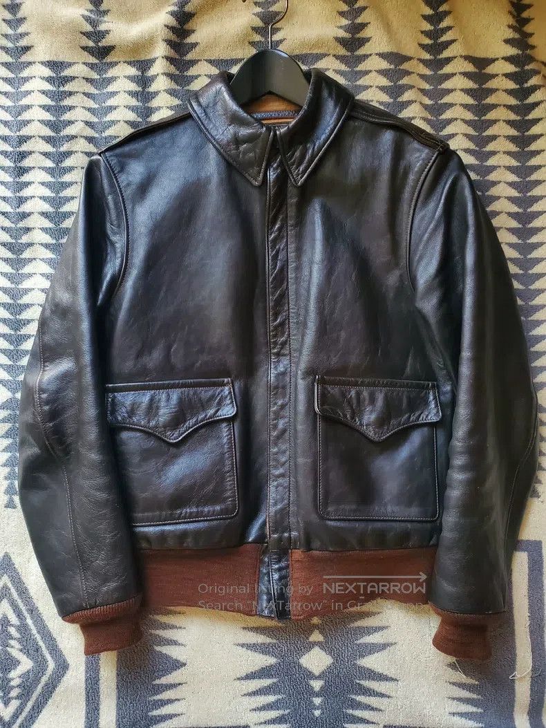The Real McCoy's The Real McCoys A2 Horseskin Jacket Size US XXS / EU 40 - 1 Thumbnail