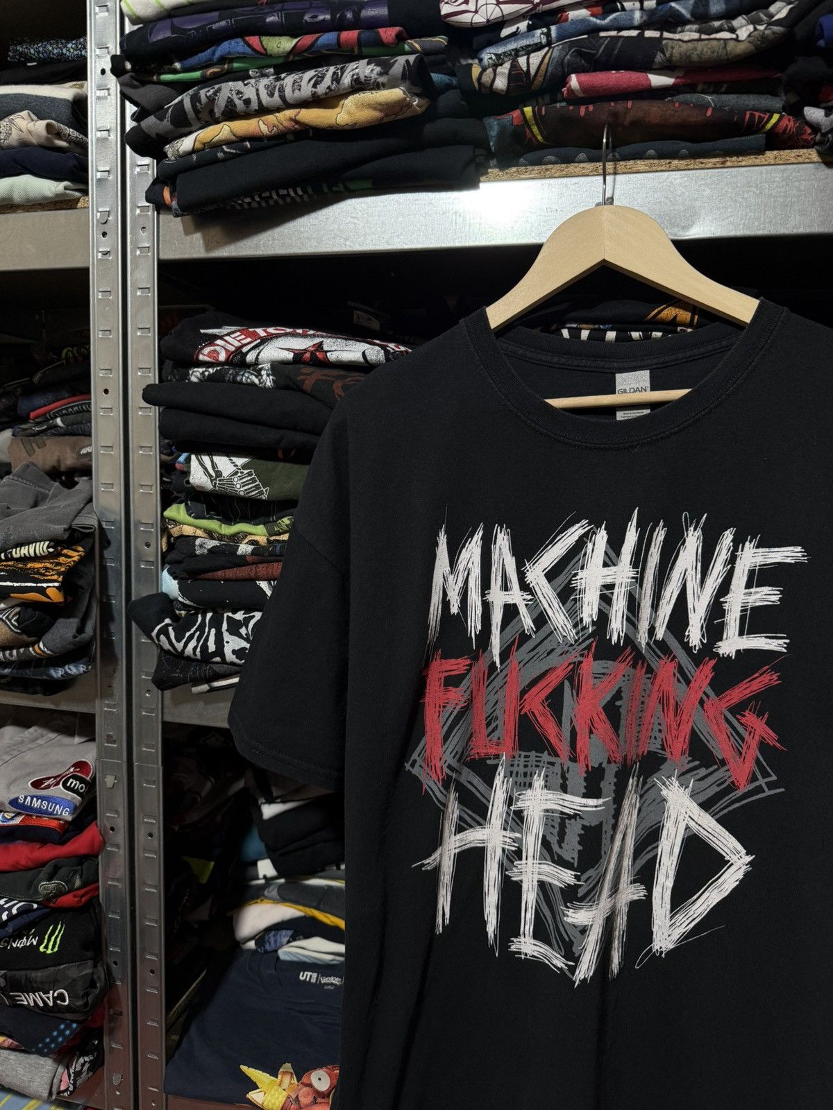 Band Tees 2016 Machine Fucking Head Head Bang Mother Fucking T-Shirt Size US XXL / EU 58 / 5 - 3 Thumbnail
