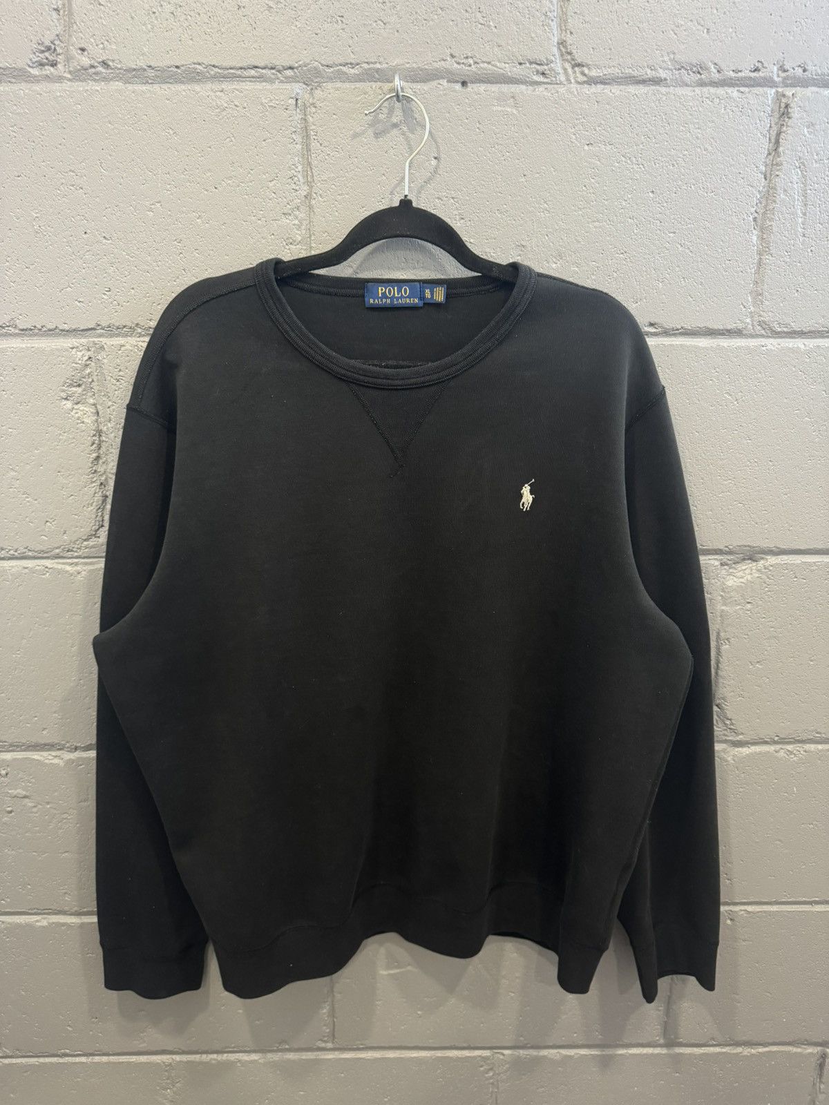 Ralph Lauren Polo Ralph Lauren Black Crewneck Sweater XL Size US XL / EU 56 / 4 - 1 Thumbnail