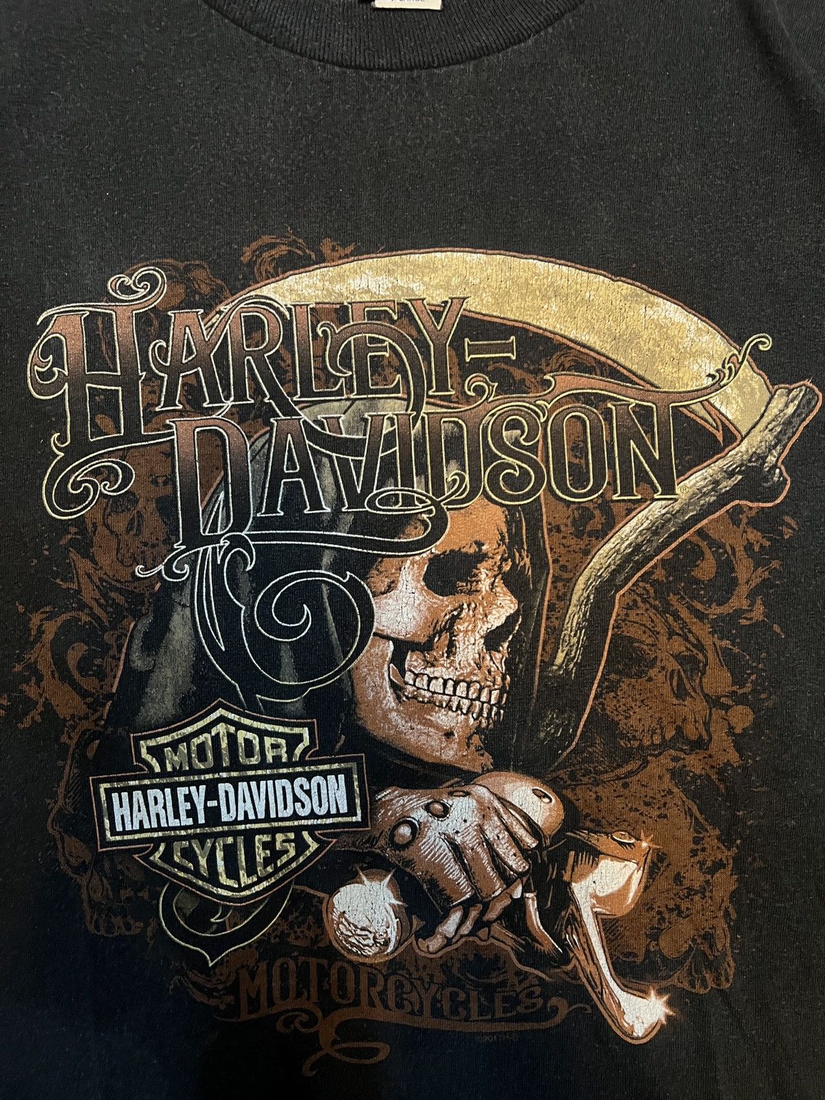 Harley Davidson Harley-Davidson Skull Print T-Shirt Size XL Size US XL / EU 56 / 4 - 2 Thumbnail