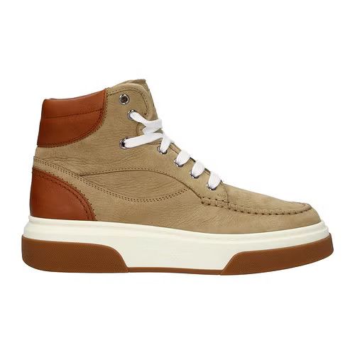 image of Salvatore Ferragamo Ob1O1E0424 Hi Top Sneakers In Brown, Men's (Size 8)