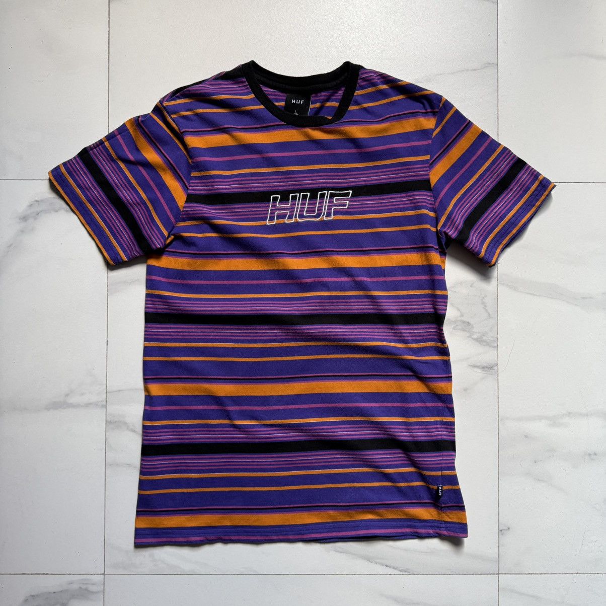 Huf HUF Alameda Stripe T-Shirt Size US M / EU 48-50 / 2 - 2 Thumbnail