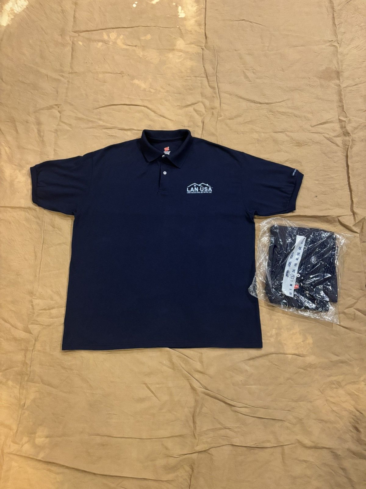 Hanes Polo shirt.mt-111 Size US XL / EU 56 / 4 - 1 Thumbnail