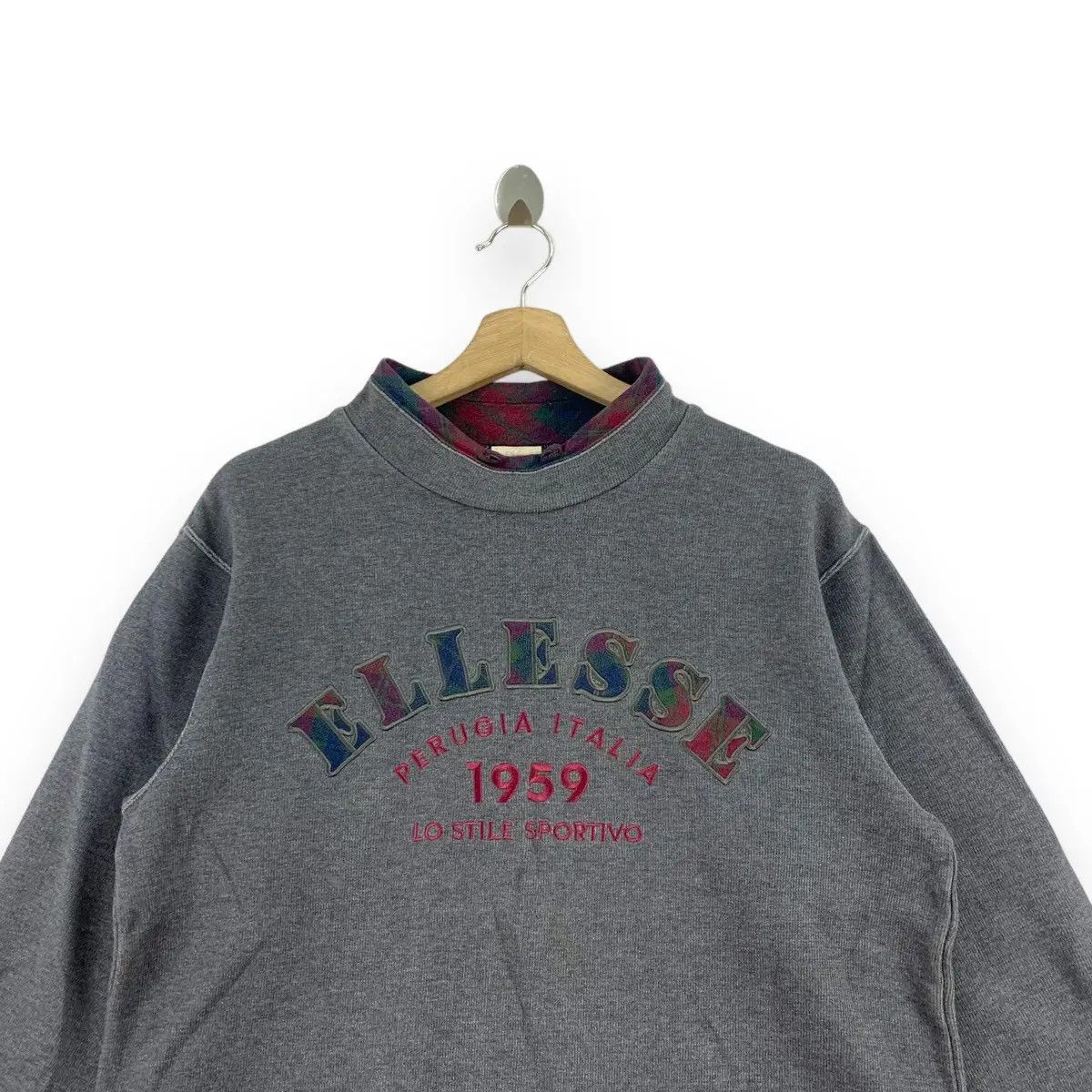 Ellesse Vintage ELLESSE PERUGIA ITALIA Embroidered Logo Size L / US 10 / IT 46 - 3 Thumbnail