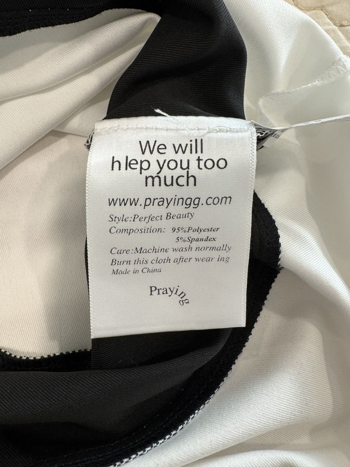 Praying Praying 2008 Global Financial Crisis Jersey Size XSmall Size US XS / EU 42 / 0 - 5 Thumbnail