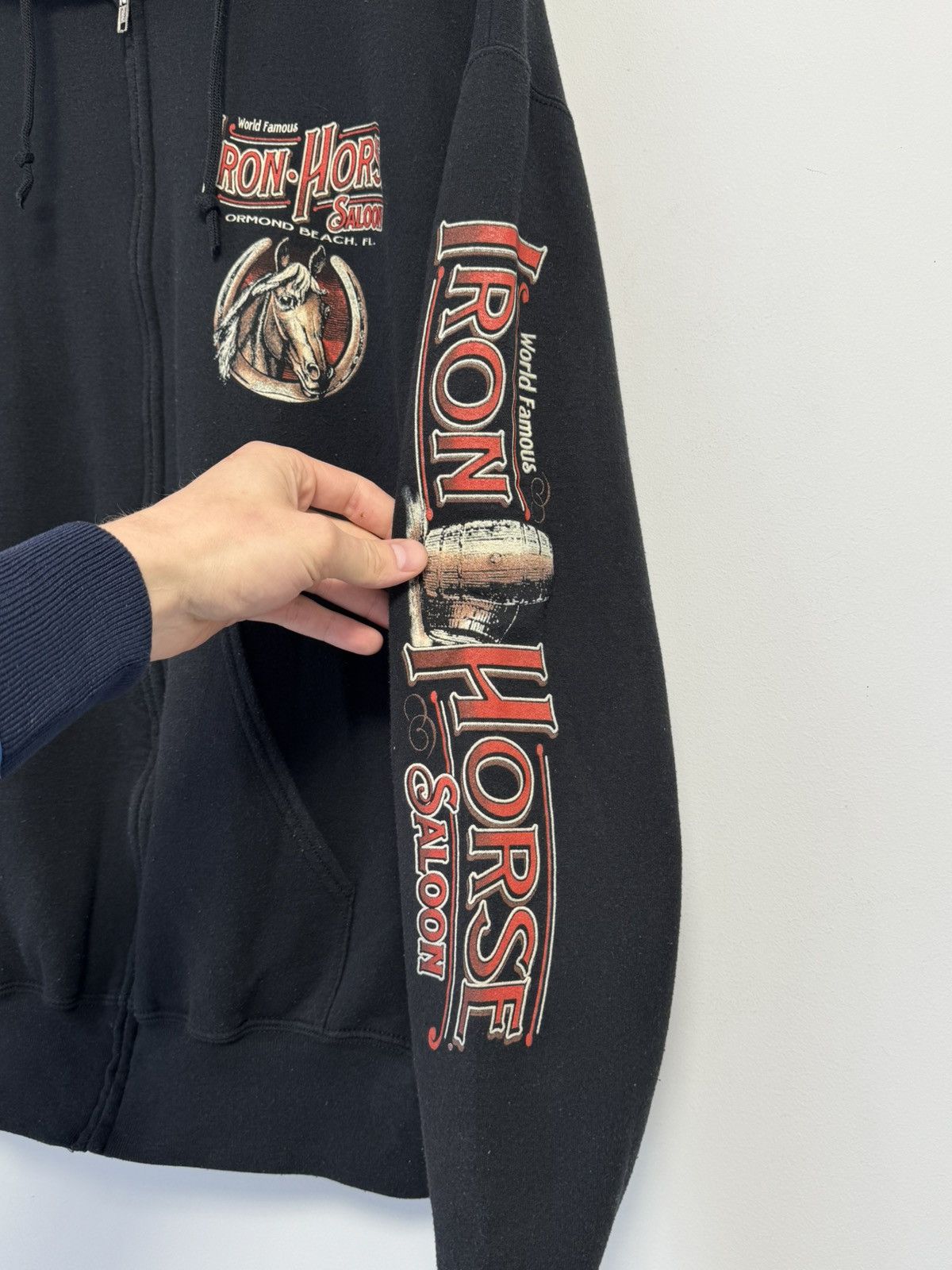 Iron Horse 2009 Bike week Zip hoodie Vintage