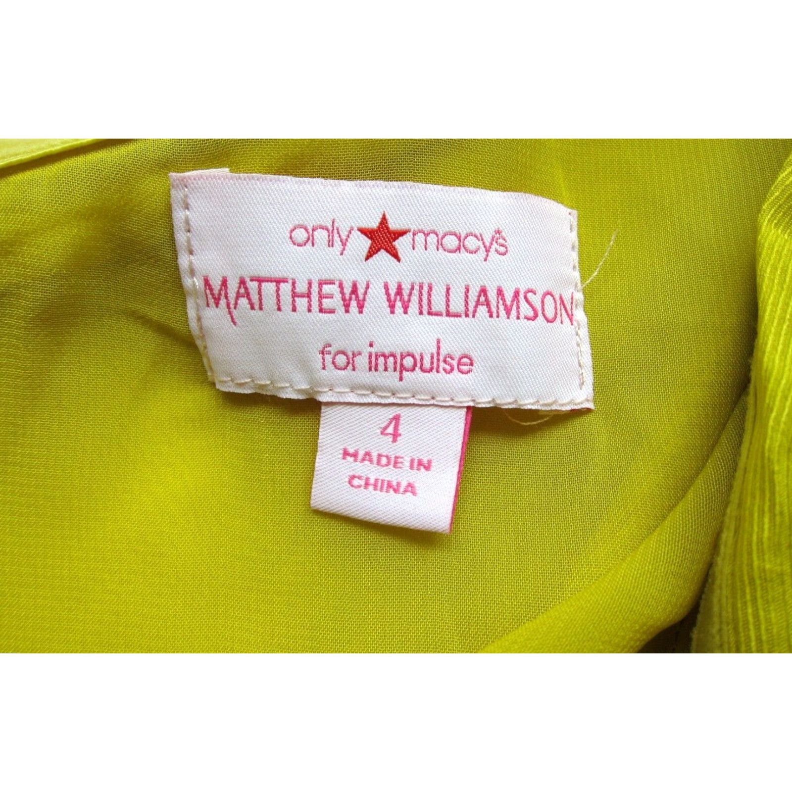Matthew Williamson Matthew Williamson For Impulse Yellow Ruched One Shoulder Sheath Dress 4 Size S / US 4 / IT 40 - 3 Thumbnail
