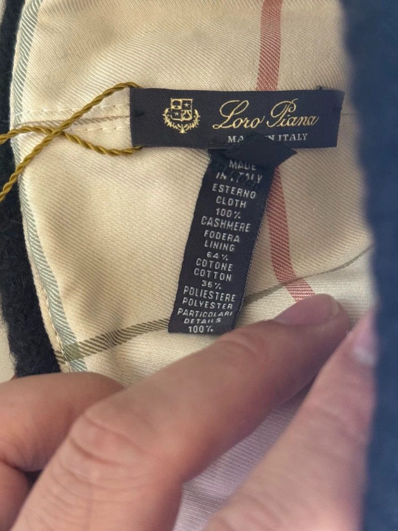 Loro Piana LORO PIANA size S/M Men's knit cashmere hat 100% cashmere Size ONE SIZE - 5 Thumbnail