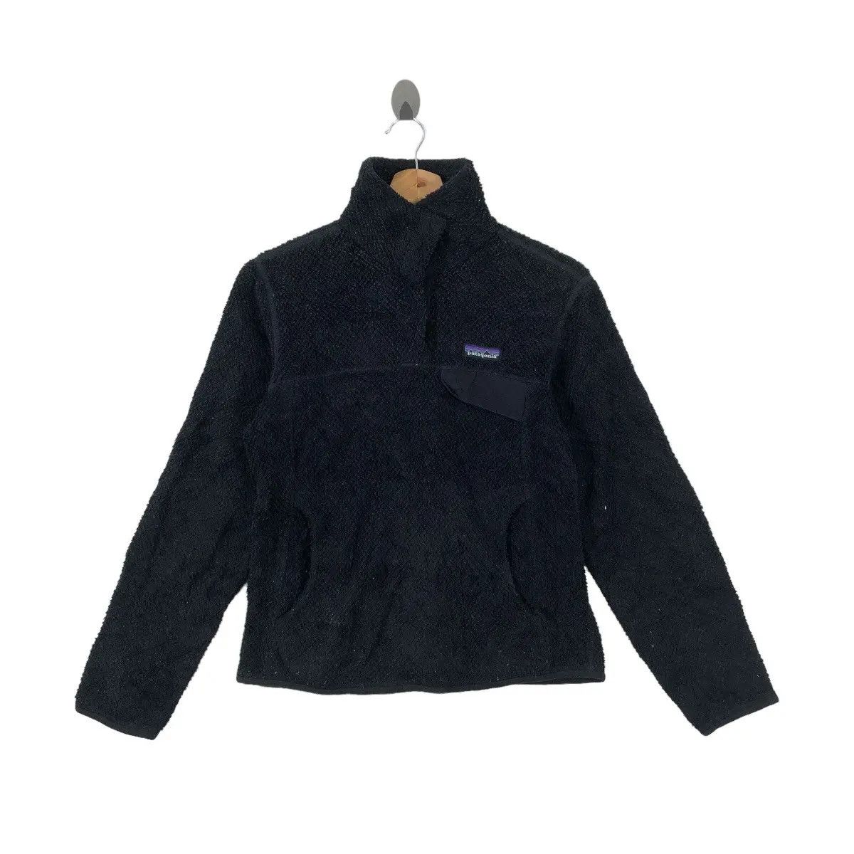 Patagonia Vtg PATAGONIA USA OUTDOOR Deep Pile Sherpa Fleece Jack Size S / US 4 / IT 40 - 1 Thumbnail