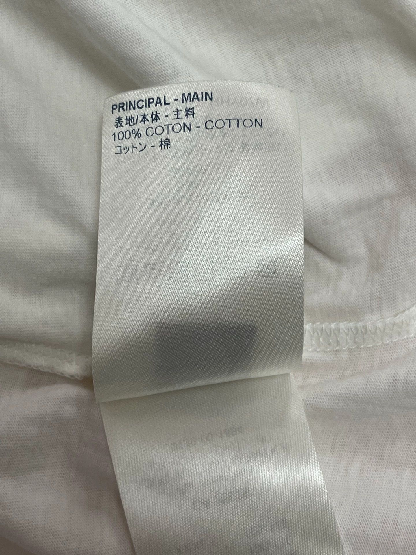 Louis Vuitton Louis Vuitton basic white T-shirt men's L Size US L / EU 52-54 / 3 - 5 Thumbnail
