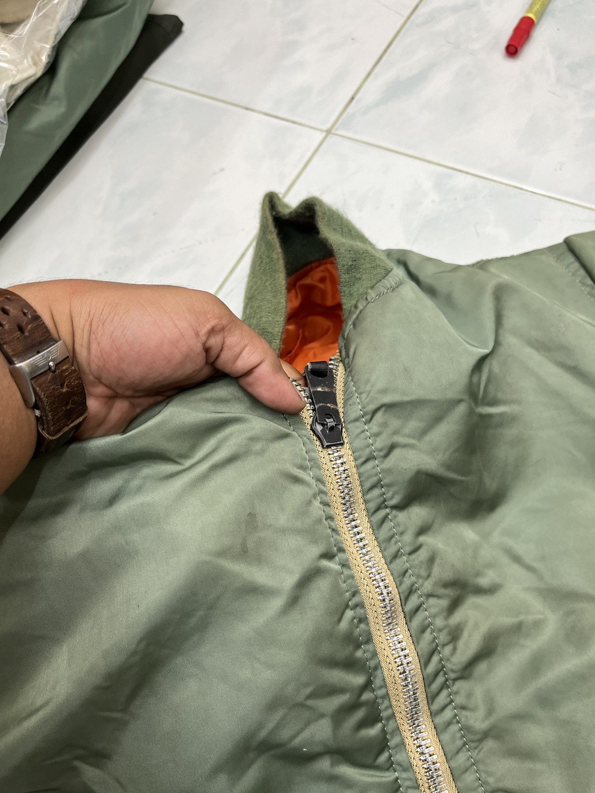Alpha Industries 🔥🔥🔥STEALS VTG ALPHA INDUSTRIES MA-1 JACKET Size US S / EU 44-46 / 1 - 23 Thumbnail