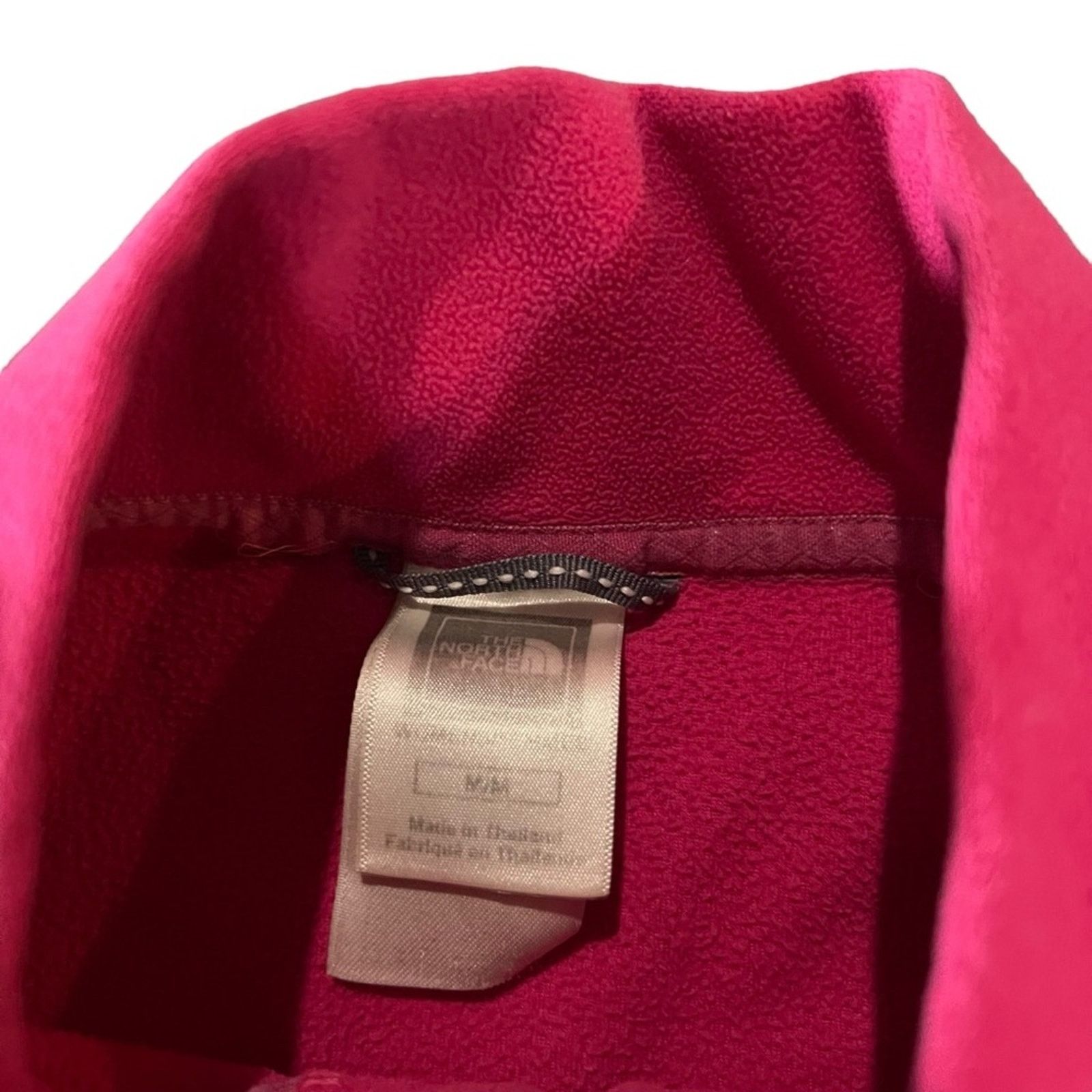 The North Face The North Face Womens Fleece Pullover Pink 1/4 Zip Mock Neck Size M / US 6-8 / IT 42-44 - 4 Thumbnail