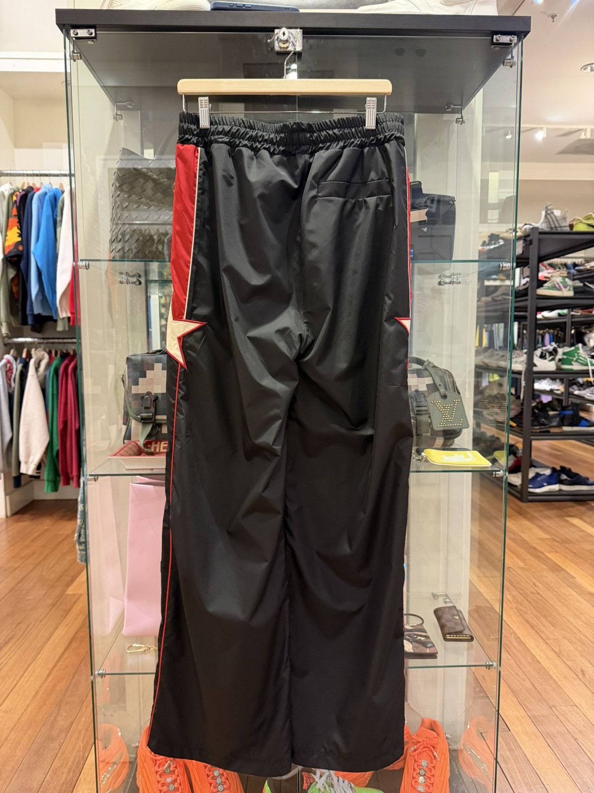 Amiri Amiri Embroidered Star Striped Shell Nylon Pants Size US 32 / EU 48 - 2 Thumbnail