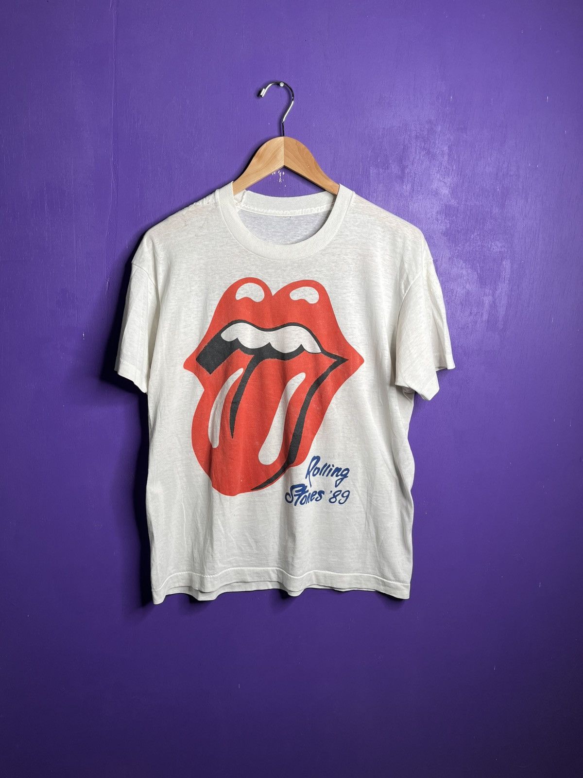 Band Tees × Vintage Vintage 1989 Rolling stones/Guns n roses LA tour tee Size US M / EU 48-50 / 2 - 1 Thumbnail
