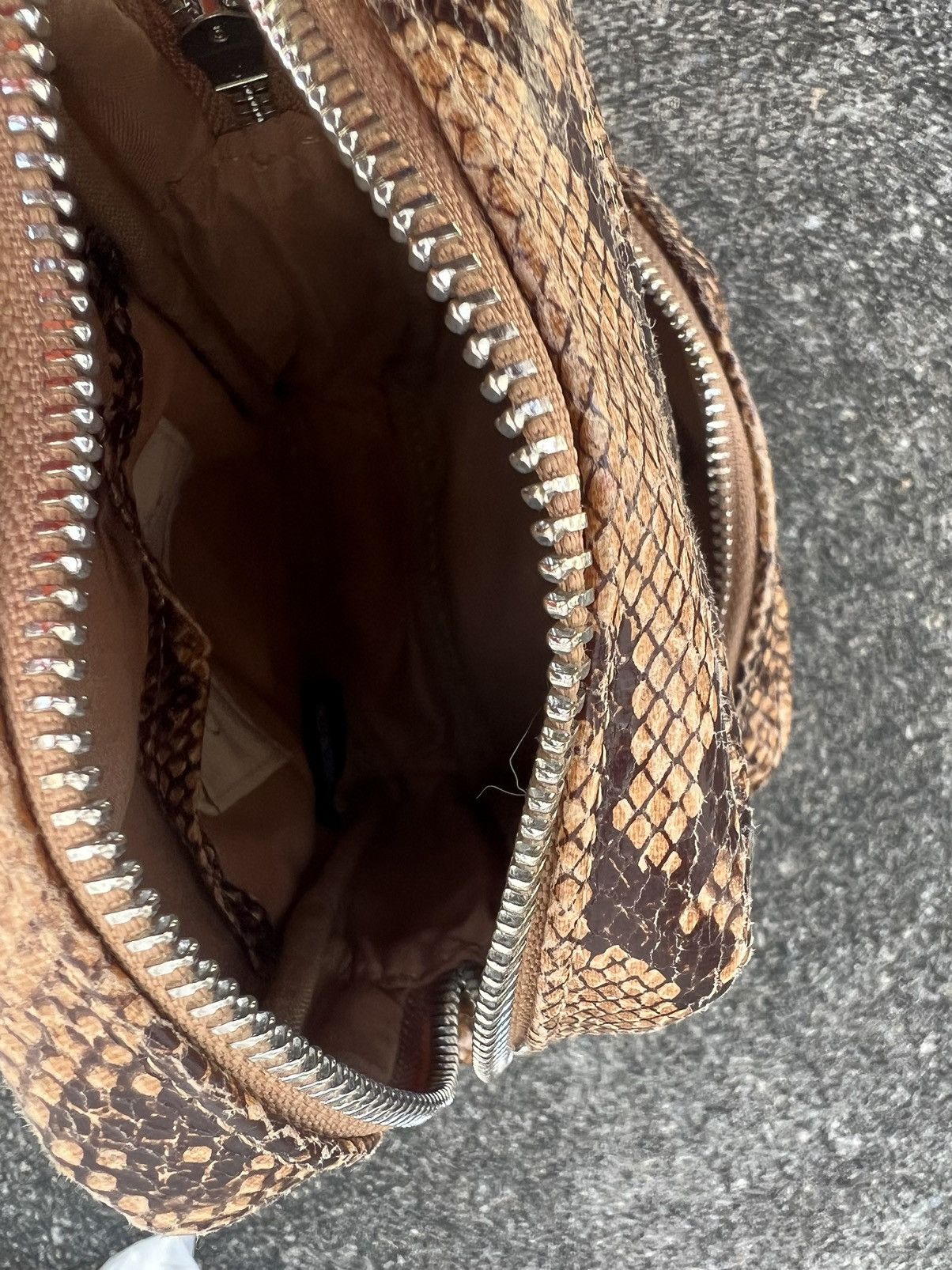 Leather Control Freak Japan Snake Skin Leather Sling Bag Size ONE SIZE - 20 Thumbnail