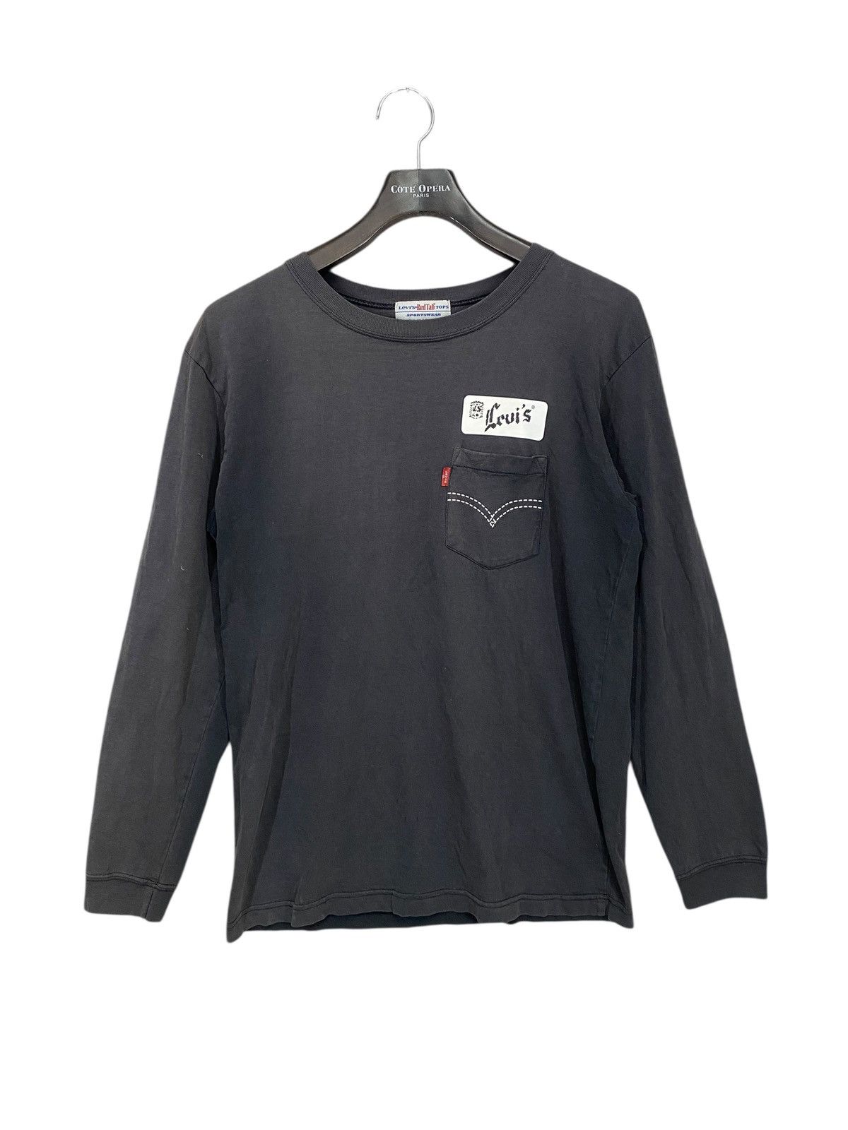 Levi's × Levi's Vintage Clothing × Vintage Vintage levis sun faded single pocket tshirt longsleeve Size US M / EU 48-50 / 2 - 1 Thumbnail