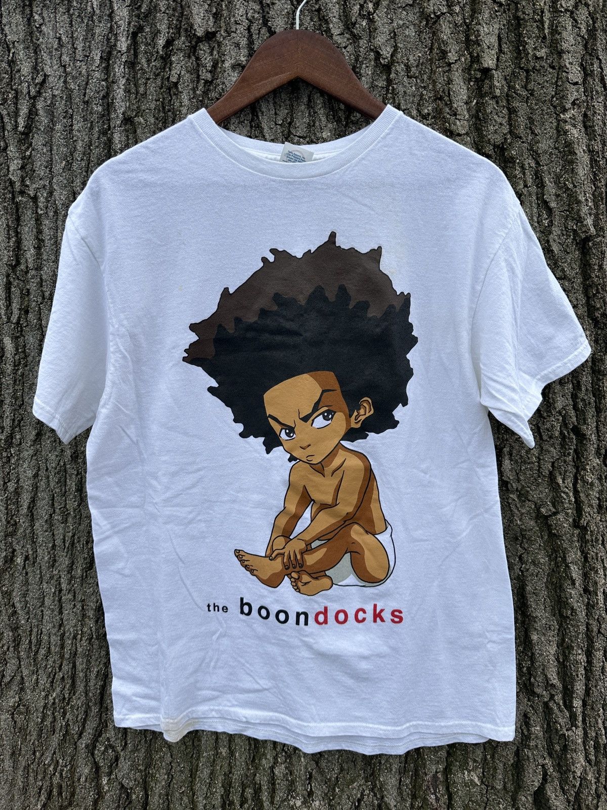Vintage Vintage Huey The Boondocks White Delta Graphic T Shirt Size US L / EU 52-54 / 3 - 1 Thumbnail