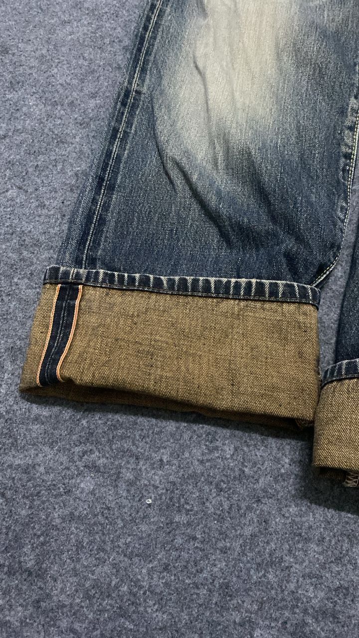 Edwin Vintage Edwin 505 Selvegde Redline Distressed Denim Size US 33 - 5 Thumbnail