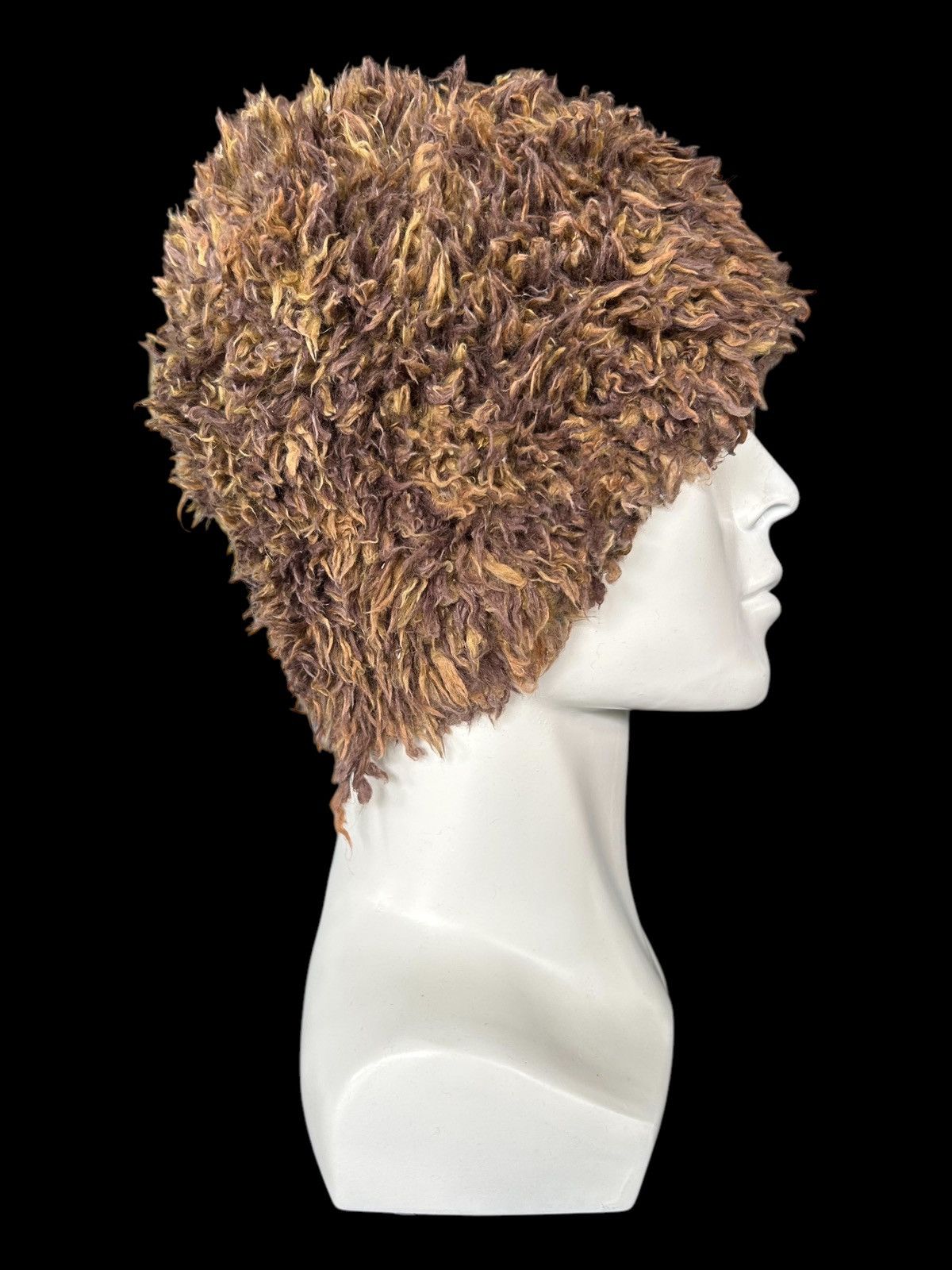 Japanese Brand × Kapital × Vintage Japanese Mohawk Fur Big Beanie Hats Size ONE SIZE - 1 Thumbnail