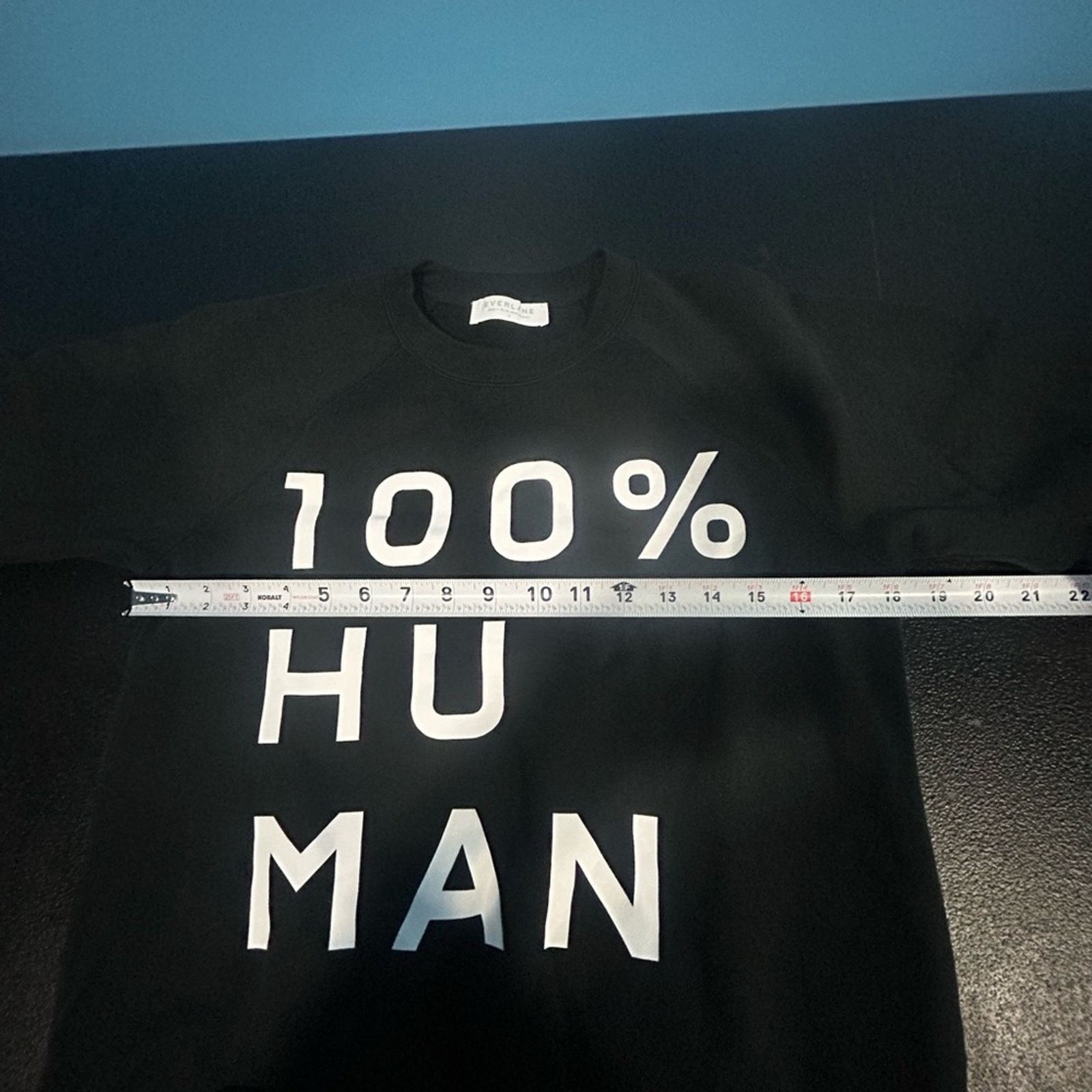 Everlane Everlane 100% Human Black Sweatshirt 100% Cotton Small Size S / US 4 / IT 40 - 7 Thumbnail