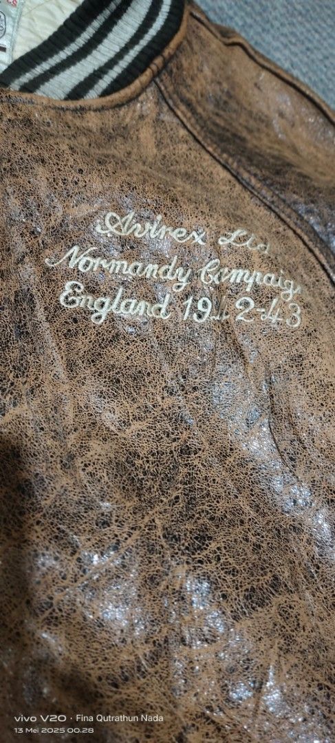 Vintage Avirex iconic Leather Jacket (S)