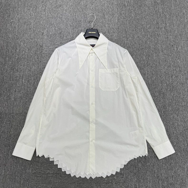 Louis Vuitton louis vuitton long sleeve shirt with scalloped hem-dmc Size US M / EU 48-50 / 2 - 1 Thumbnail