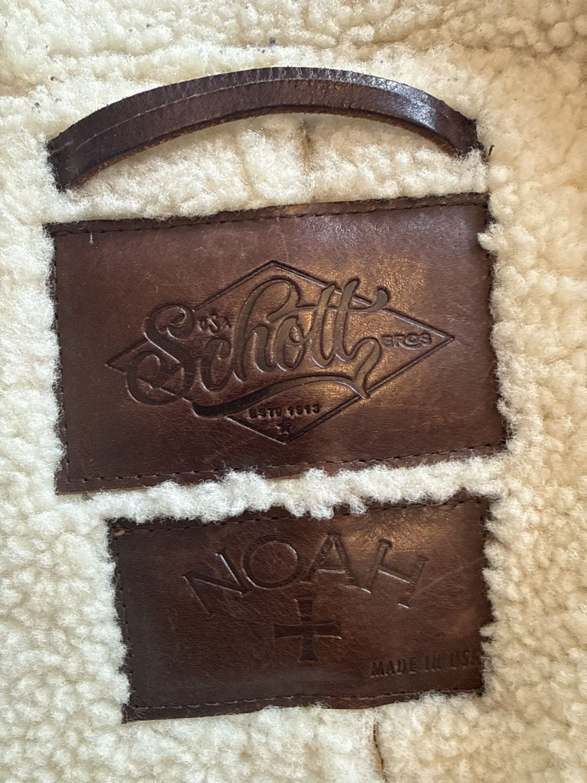 Noah Noah x Schott Shearling Duffel Coat Size US M / EU 48-50 / 2 - 8 Thumbnail