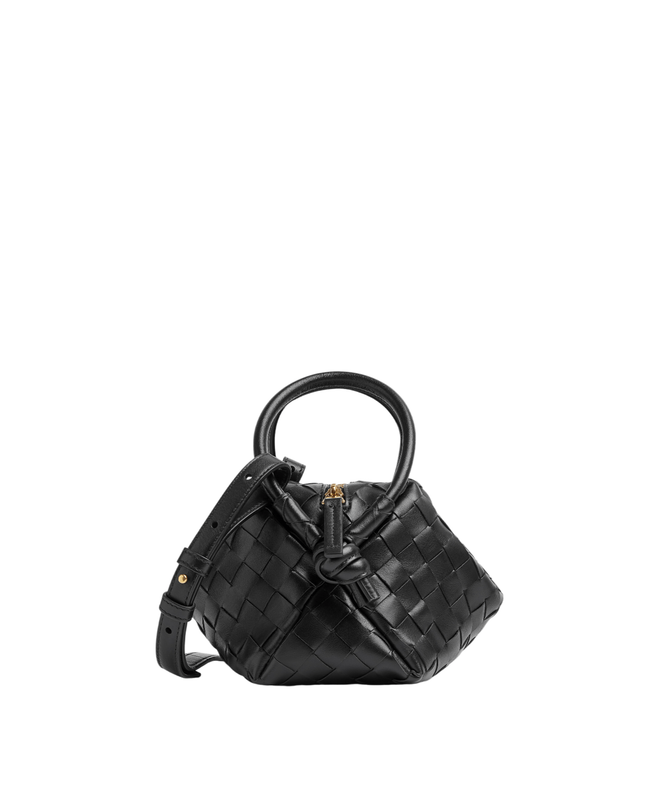 Bottega Veneta BV Loop Top Handle Small Black Crossbody New Size ONE SIZE - 3 Thumbnail