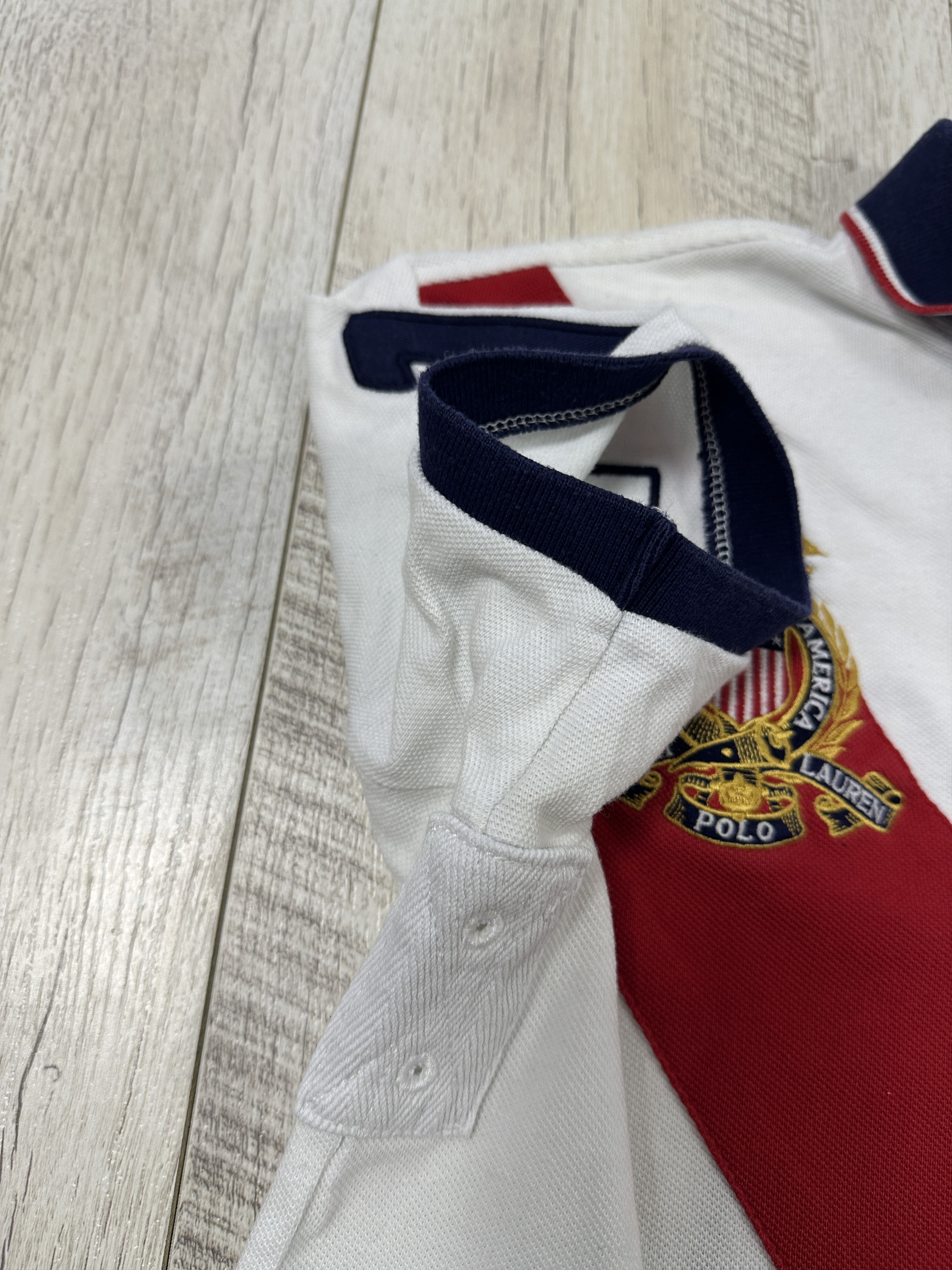 Polo Ralph Lauren Polo Ralph Lauren T Shirt United States 14 # Vintage Size US S / EU 44-46 / 1 - 7 Thumbnail