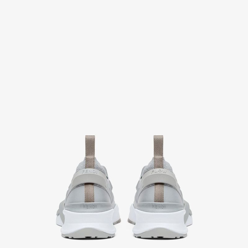 Fendi o1B3y1r0326 Flow Low-Top Sneakers in Gray Size US 9 / EU 42 - 3 Thumbnail