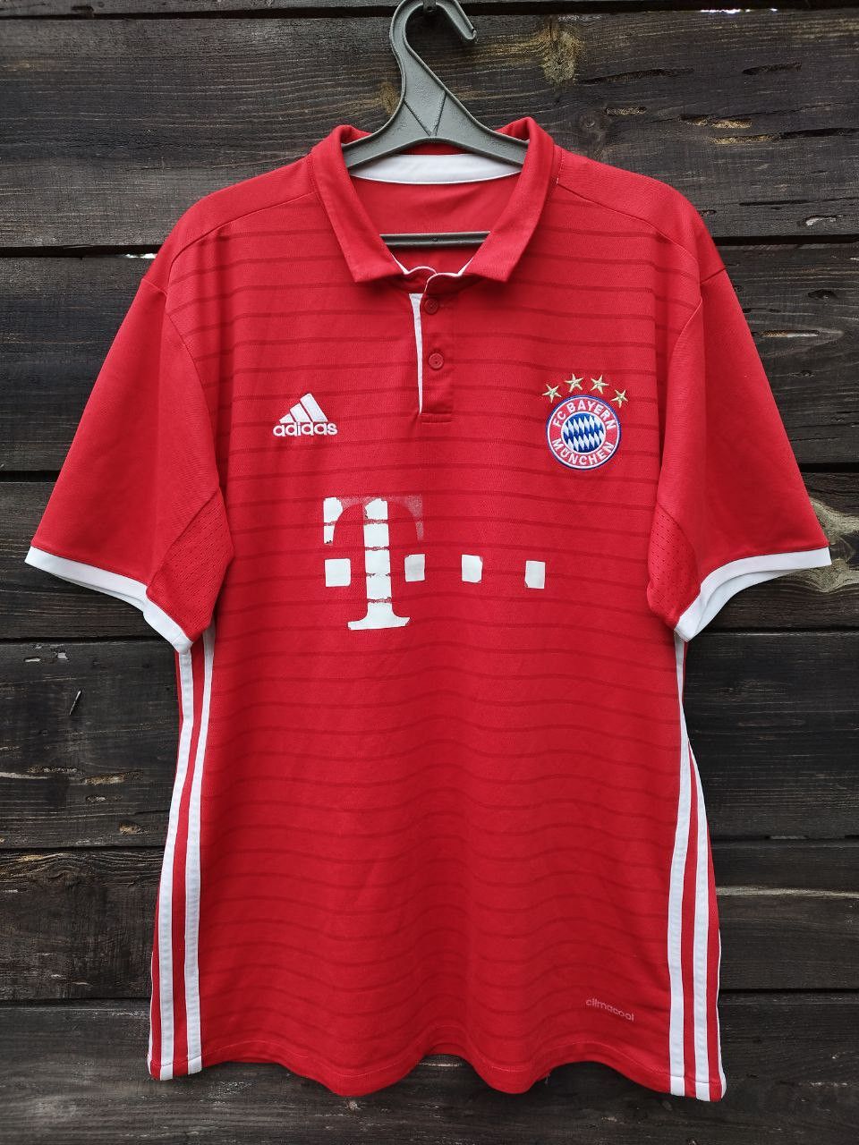 Adidas Adidas Bayern Munich 2016 - 2017 football soccer jersey Size US L / EU 52-54 / 3 - 1 Thumbnail